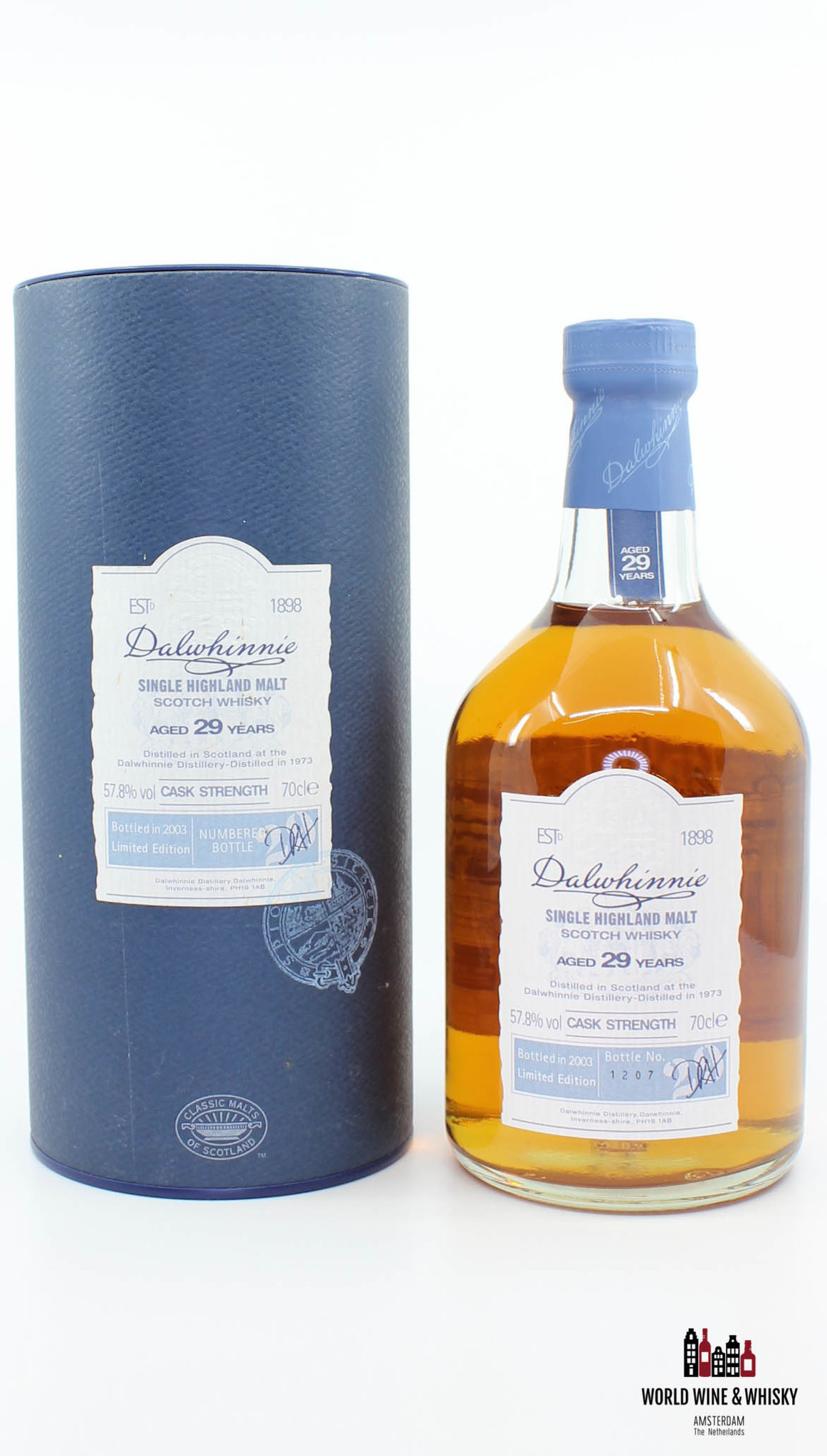 Dalwhinnie Dalwhinnie 29 Years Old 1973 2003 Limited Edition 57.8%