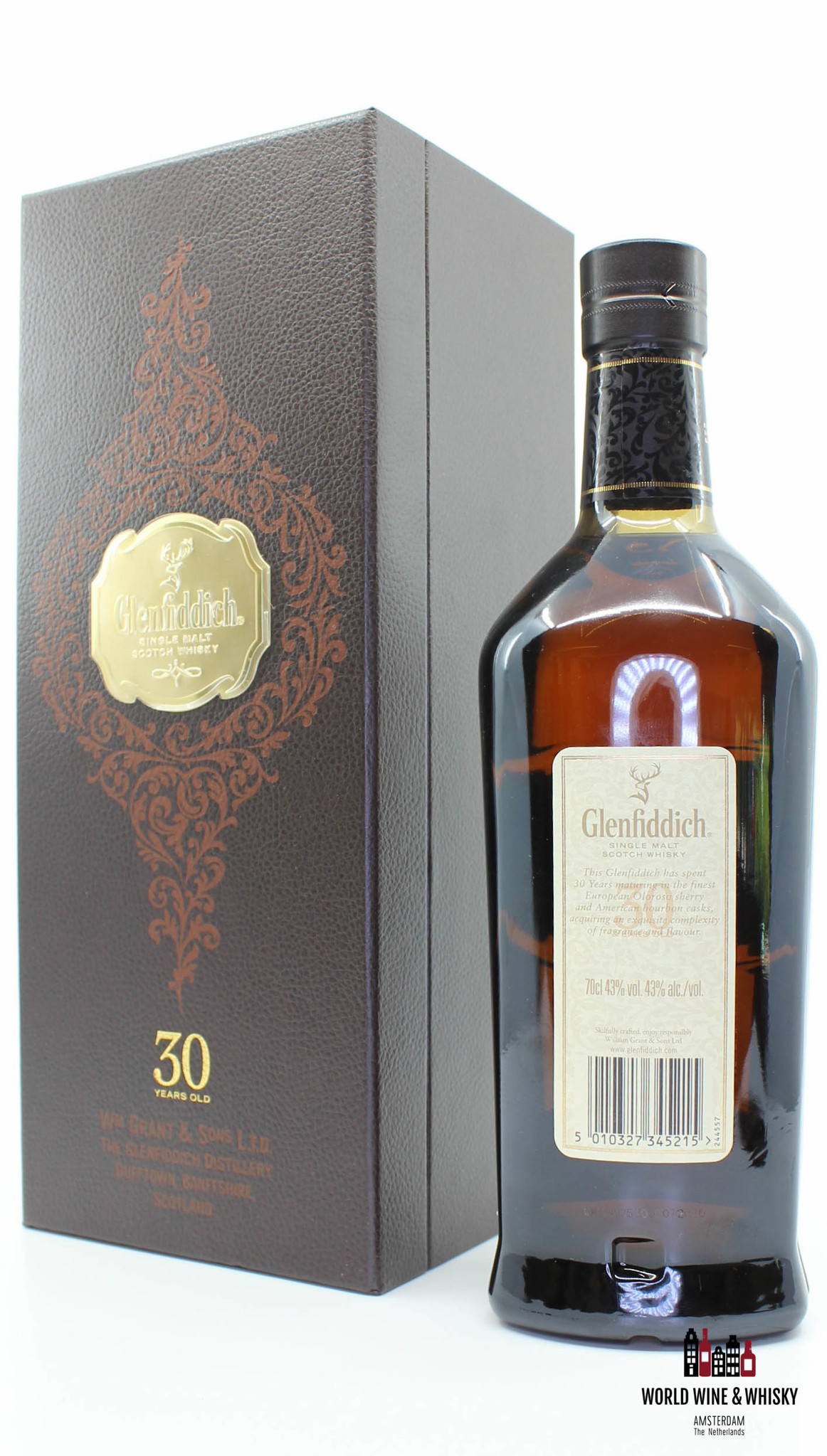 Glenfiddich Glenfiddich 30 Years Old - Cask Selection 00045 43% (in luxury case)