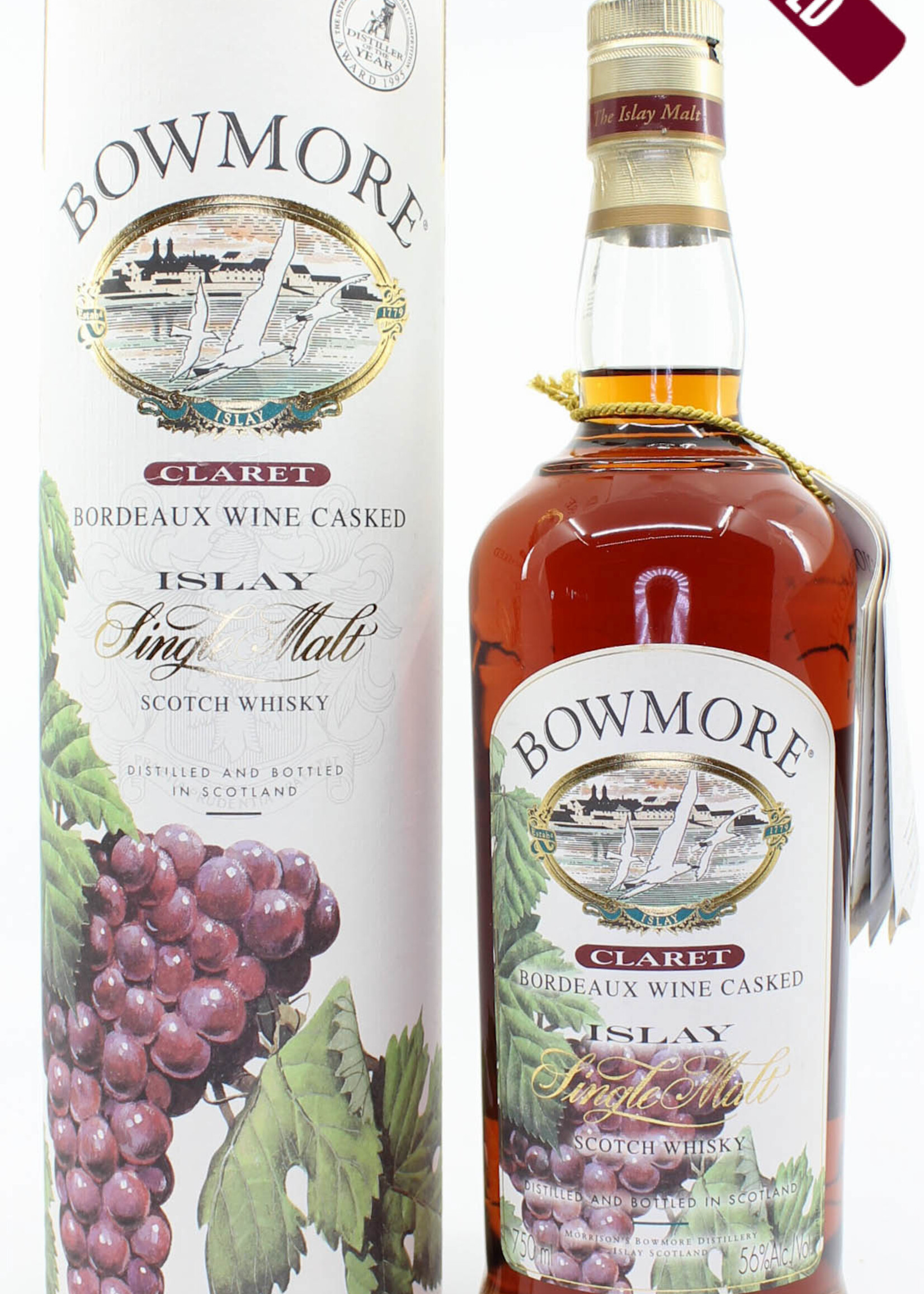 Bowmore Bowmore 1999 Claret - Bordeaux Wine Casked 56% (750ml)