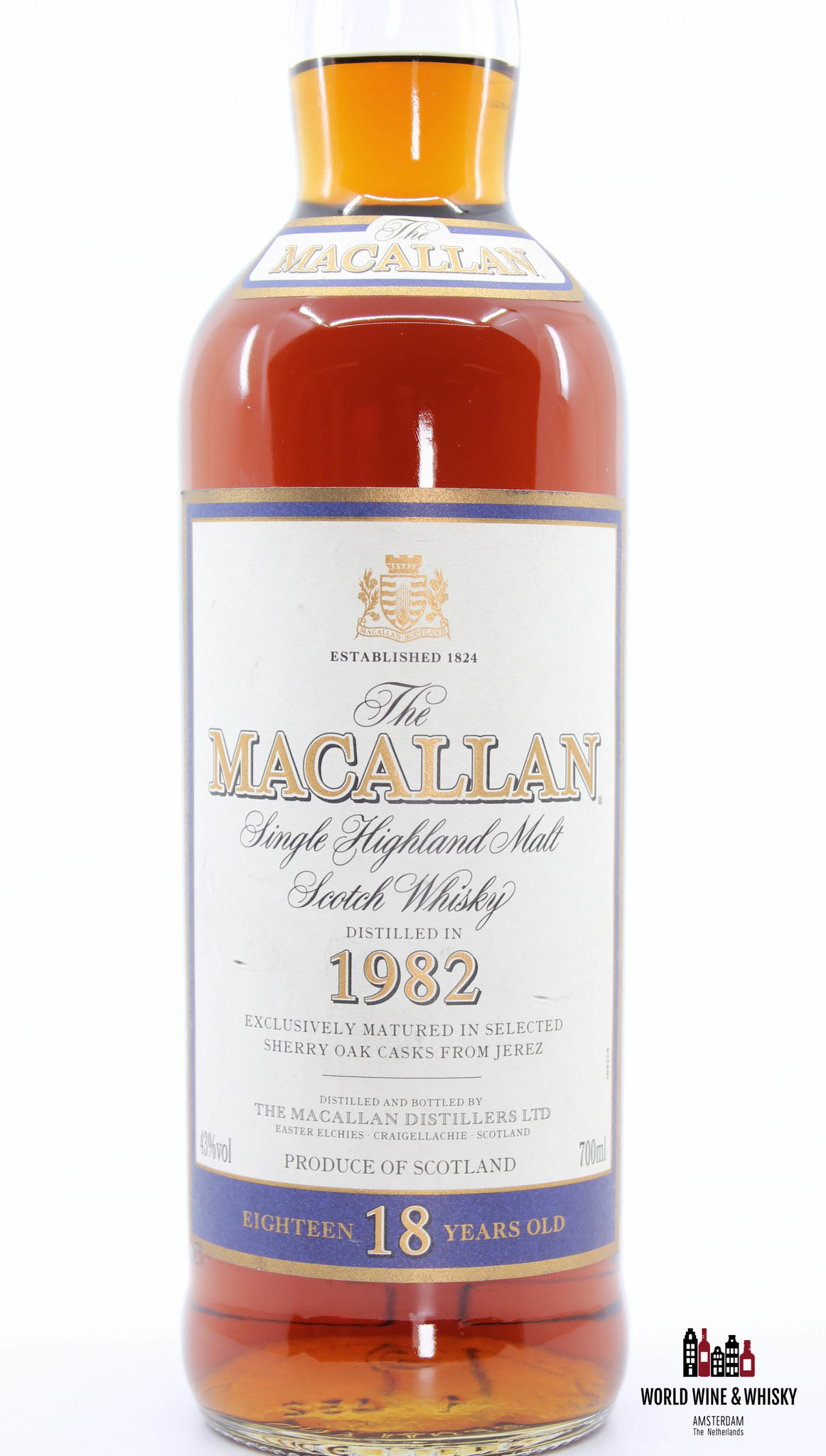 The Macallan Macallan 18 Years Old 1982 2000 Sherry Oak Casks 43%