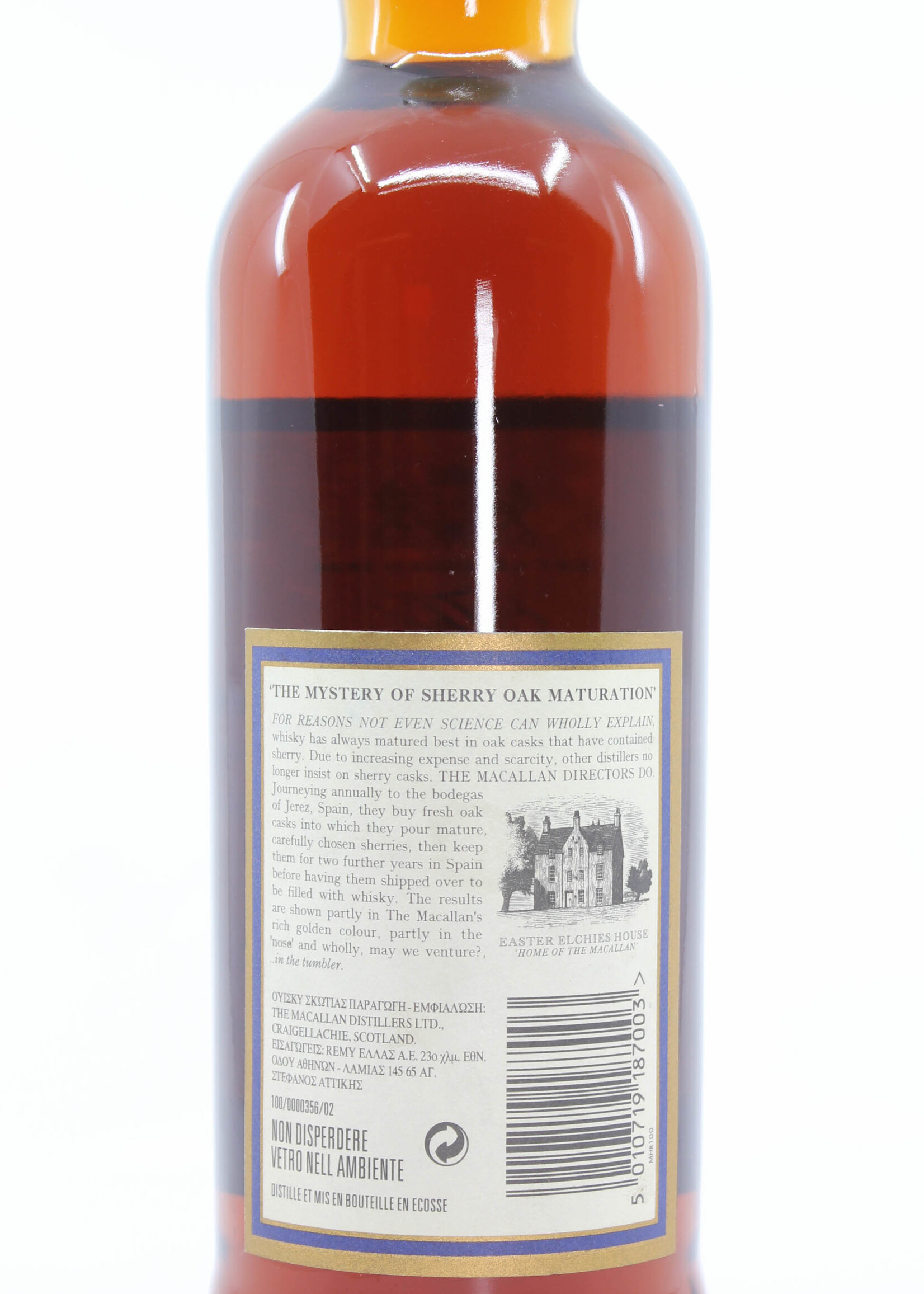 The Macallan Macallan 18 Years Old 1982 2000 Sherry Oak Casks 43%