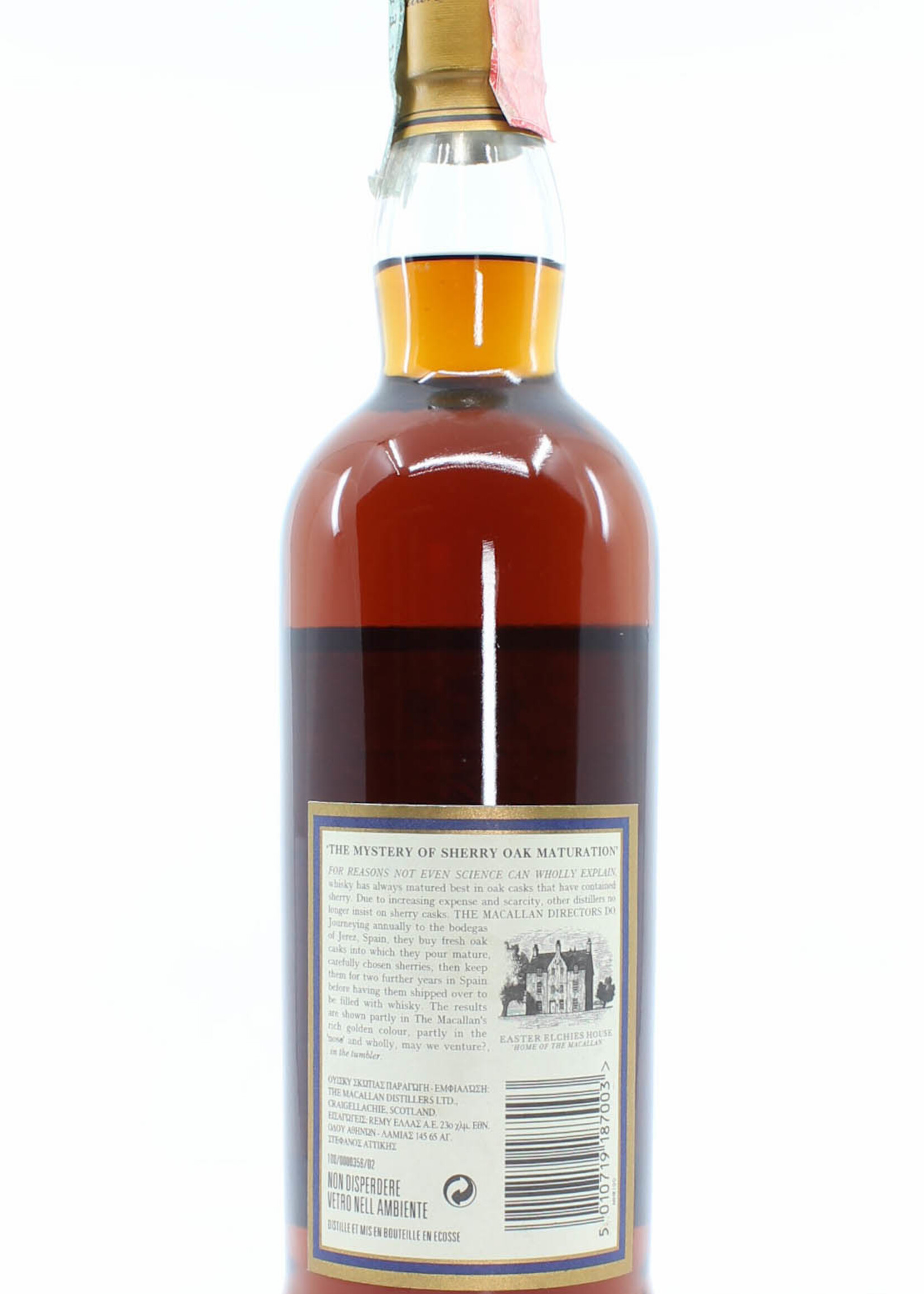 The Macallan Macallan 18 Years Old 1982 2000 Sherry Oak Casks 43%