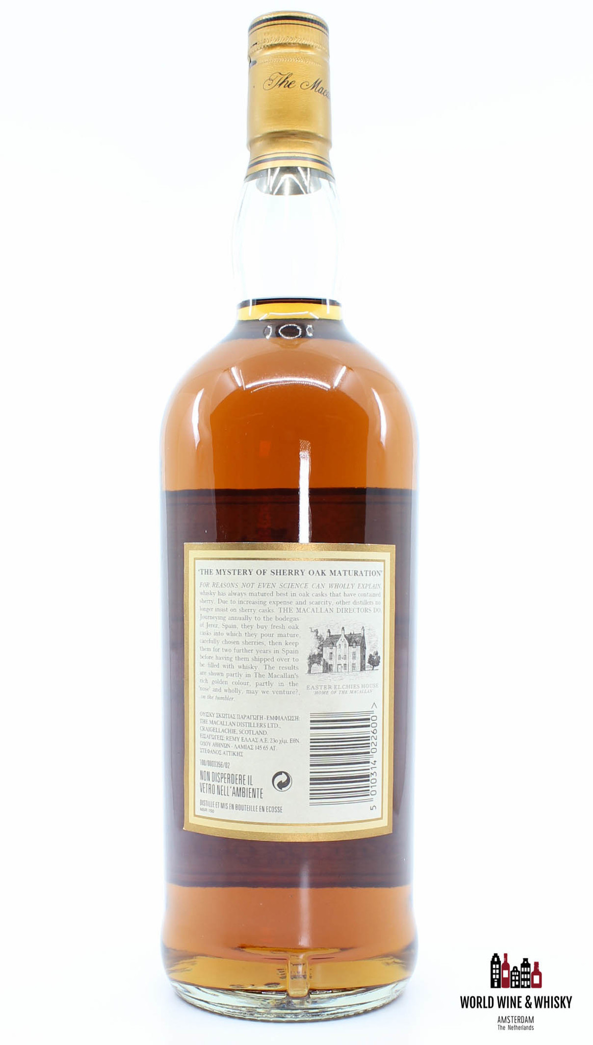 Macallan Macallan 7 Years Old Sherry Oak -  Giovinetti & Figli Import 40% 1 Litre (1000 ml)