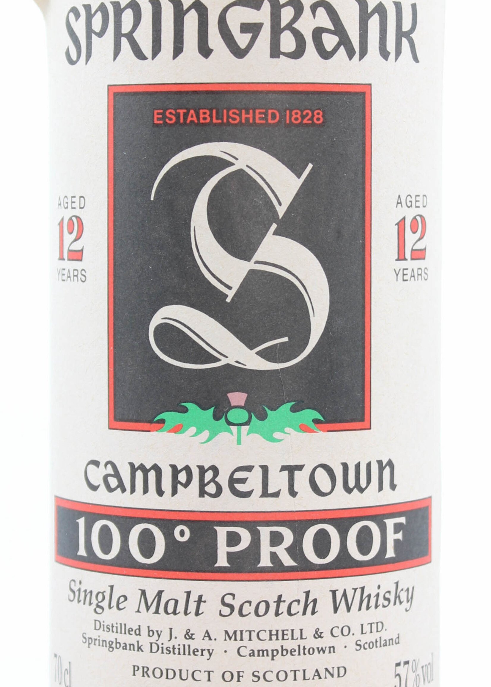 Springbank Springbank 12 Years Old 100° Proof - Green Thistle 57% (700 ml)