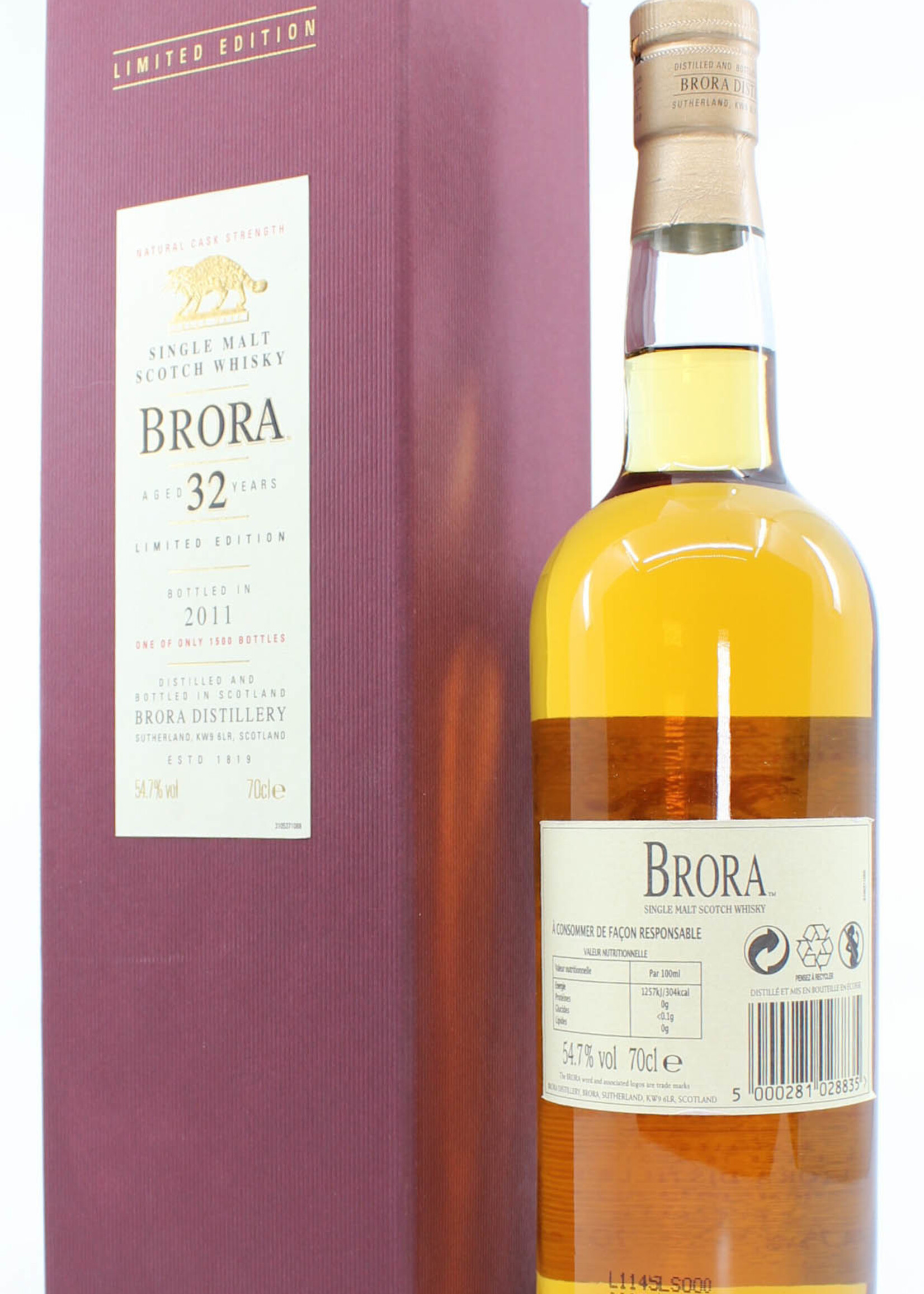 Brora Brora 10th Release 32 Years Old 1978 2011 Limited Edition 54.7%