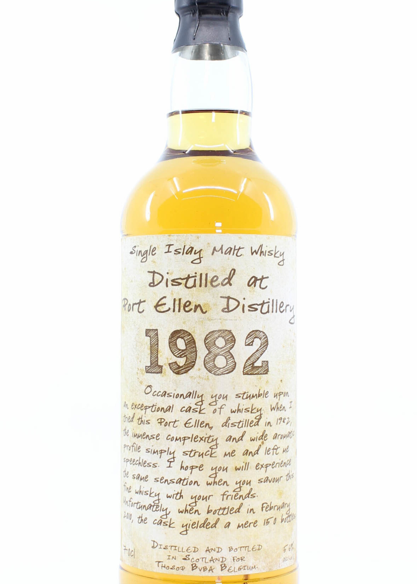 Port Ellen Port Ellen 27 Years Old 1982 2010 Handwritten Label - Thosop Import 56%