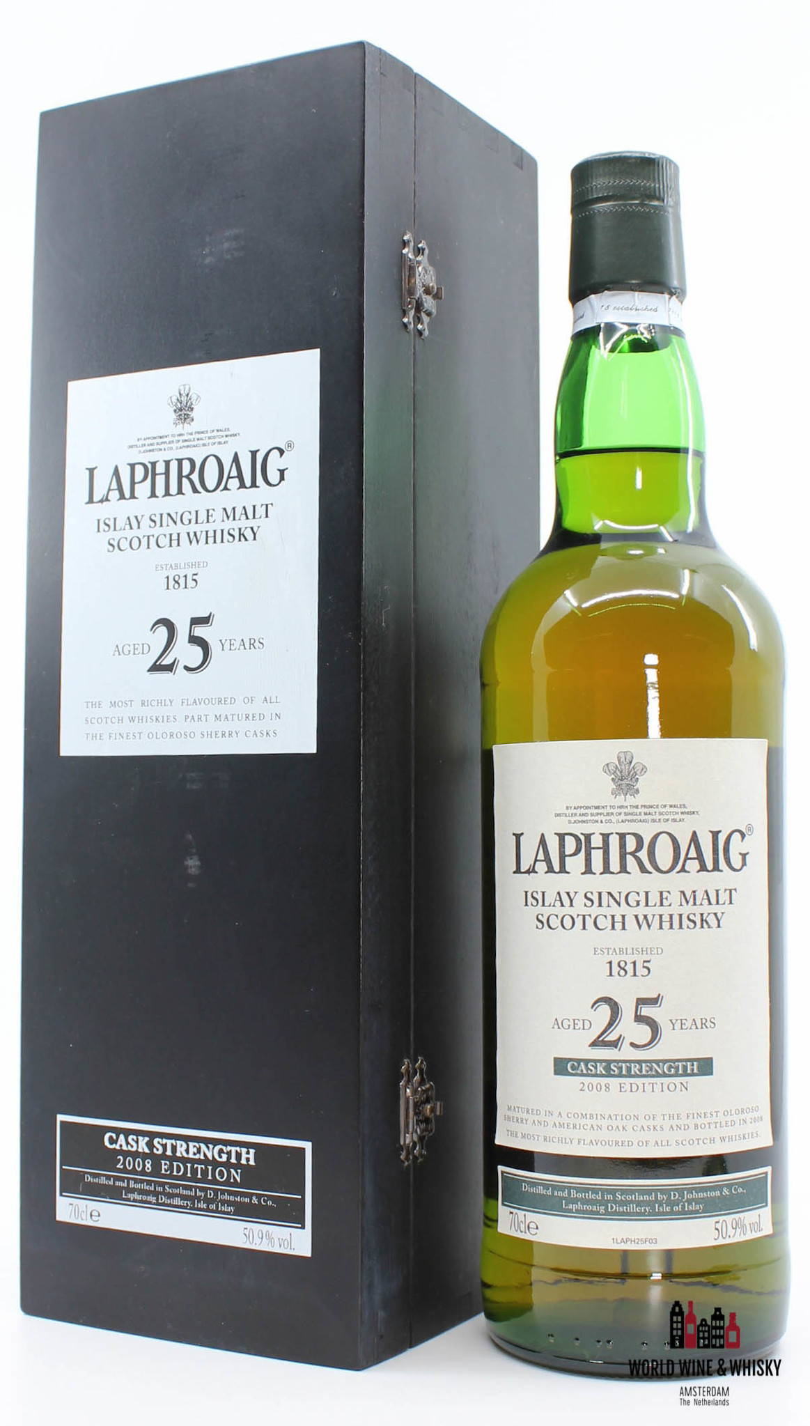 Laphroaig Laphroaig 25 Years Old 1983 2008 Cask Strenght Edition 50.9%