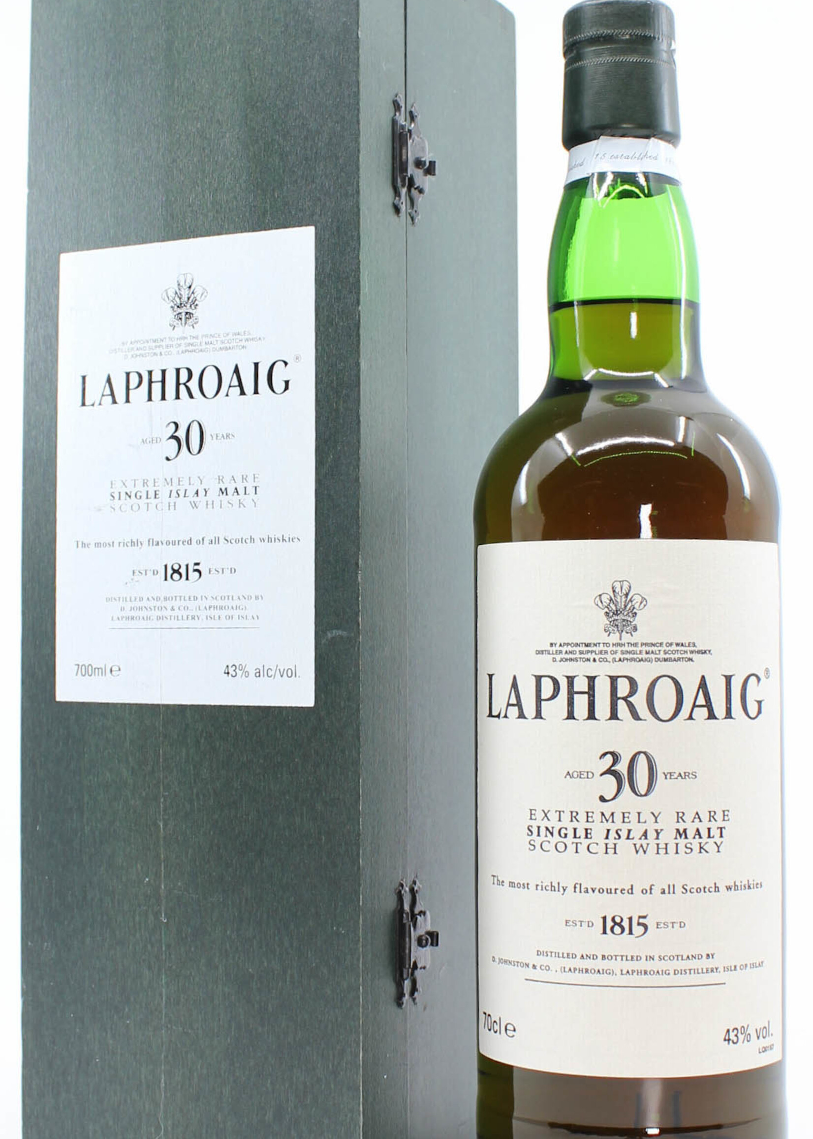 Laphroaig Laphroaig 30 Years Old Extremely Rare 43% 700ml (with wooden case)