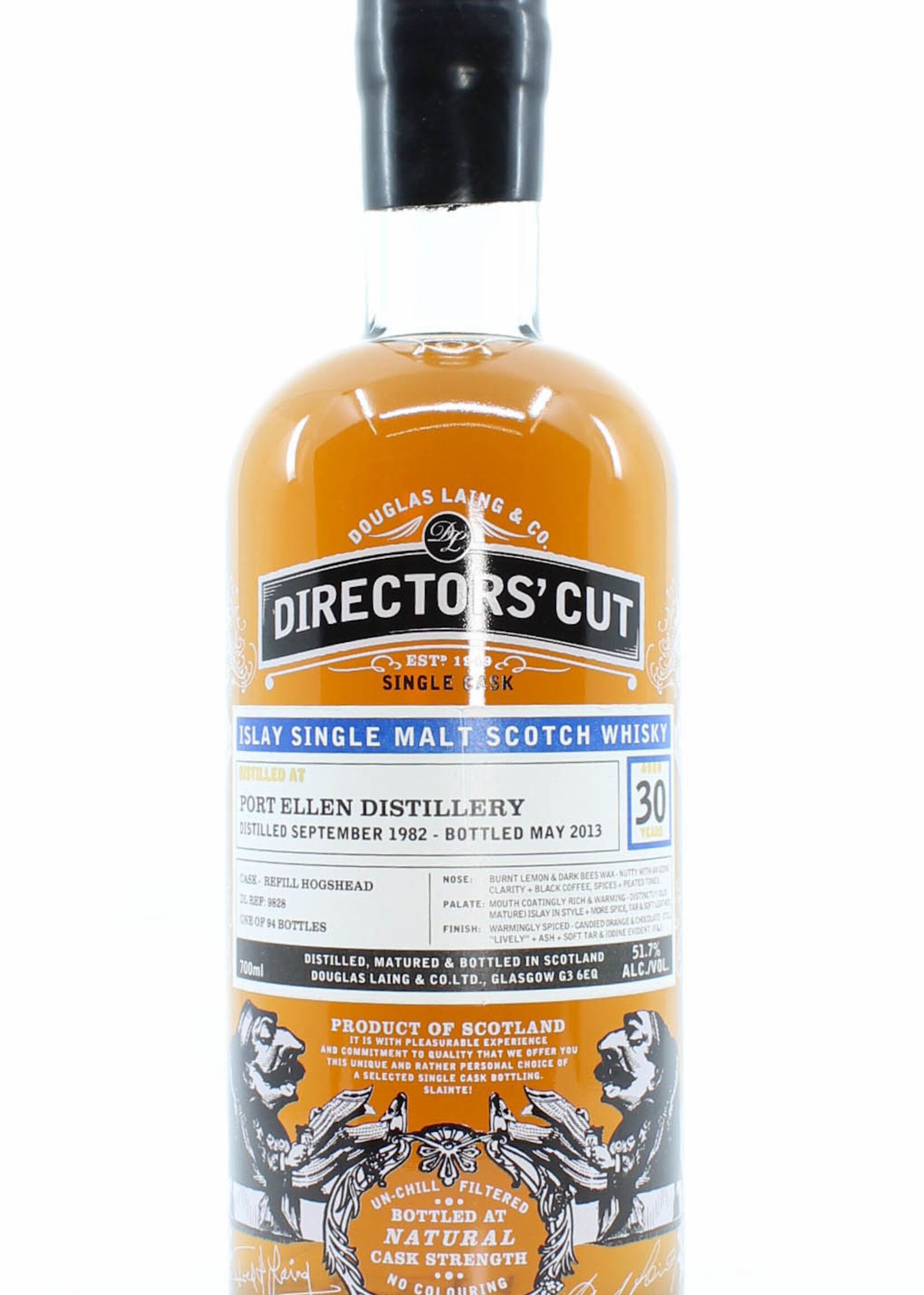 Port Ellen Port Ellen 30 Years Old 1982 2013 Directors' Cut - Douglas Laing - Cask DL9828 51.7%