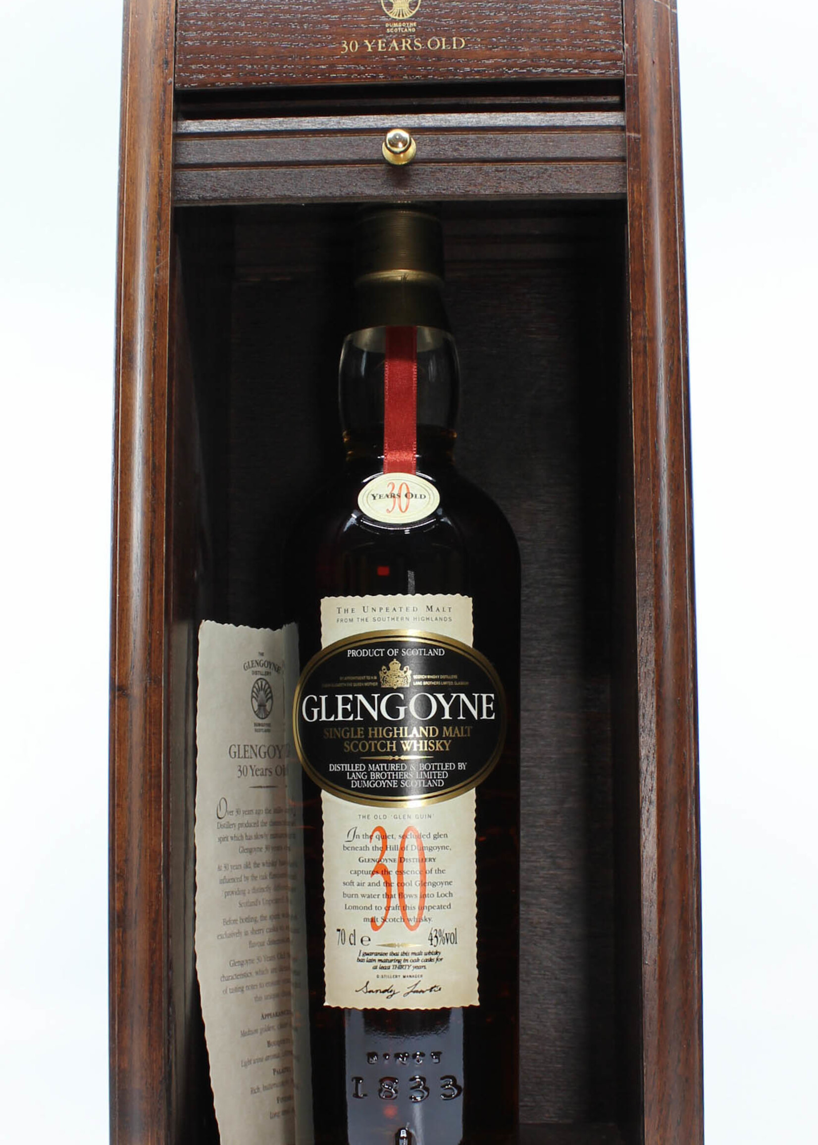 Glengoyne Glengoyne 30 Years Old 43% (in a big luxury wooden case)