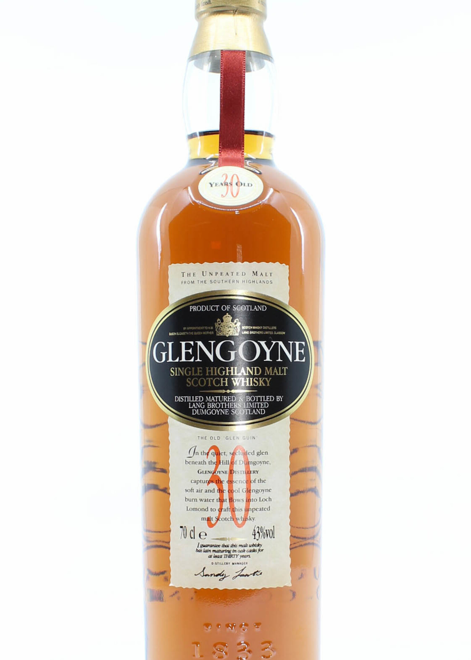 Glengoyne Glengoyne 30 Years Old 43% (in a big luxury wooden case)