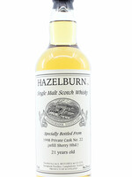 Springbank Hazelburn 21 Years Old 1998 2019 Private Cask No. 22 56.2% (Exclusive Private Bottling)