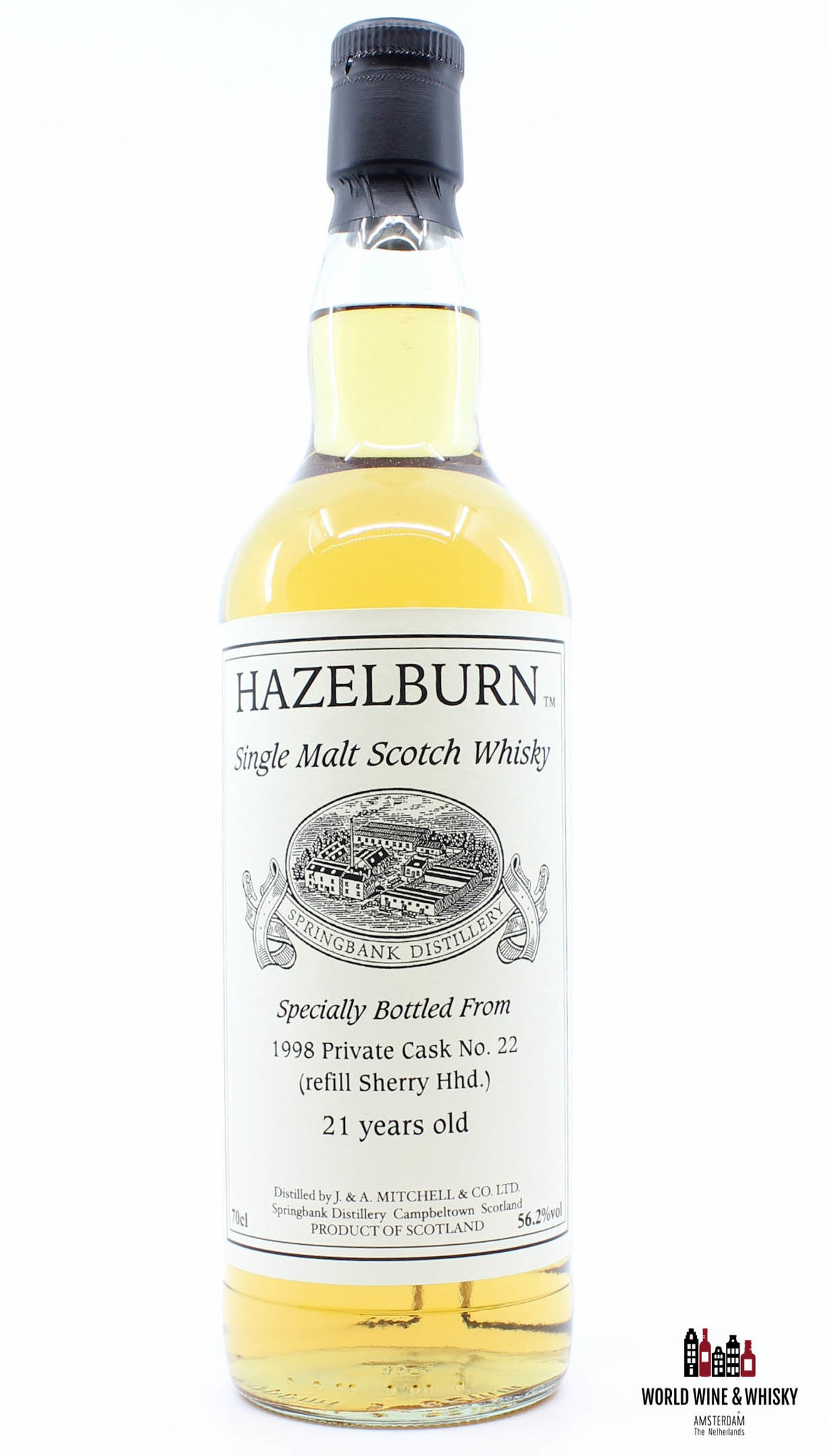 Springbank Hazelburn 21 Years Old 1998 2019 Private Cask No. 22 56.2% (Exclusive Private Bottling)