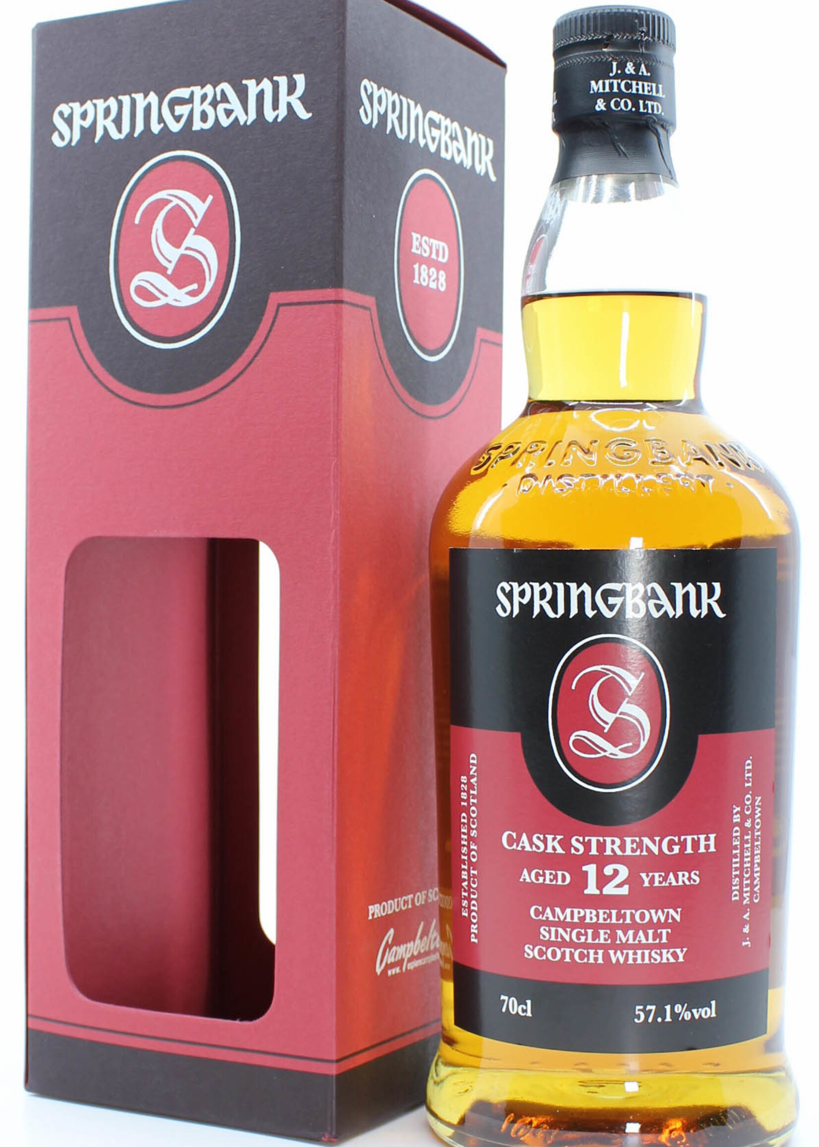 Springbank Springbank 12 Years Old 2019 57.1% (Red label and box)