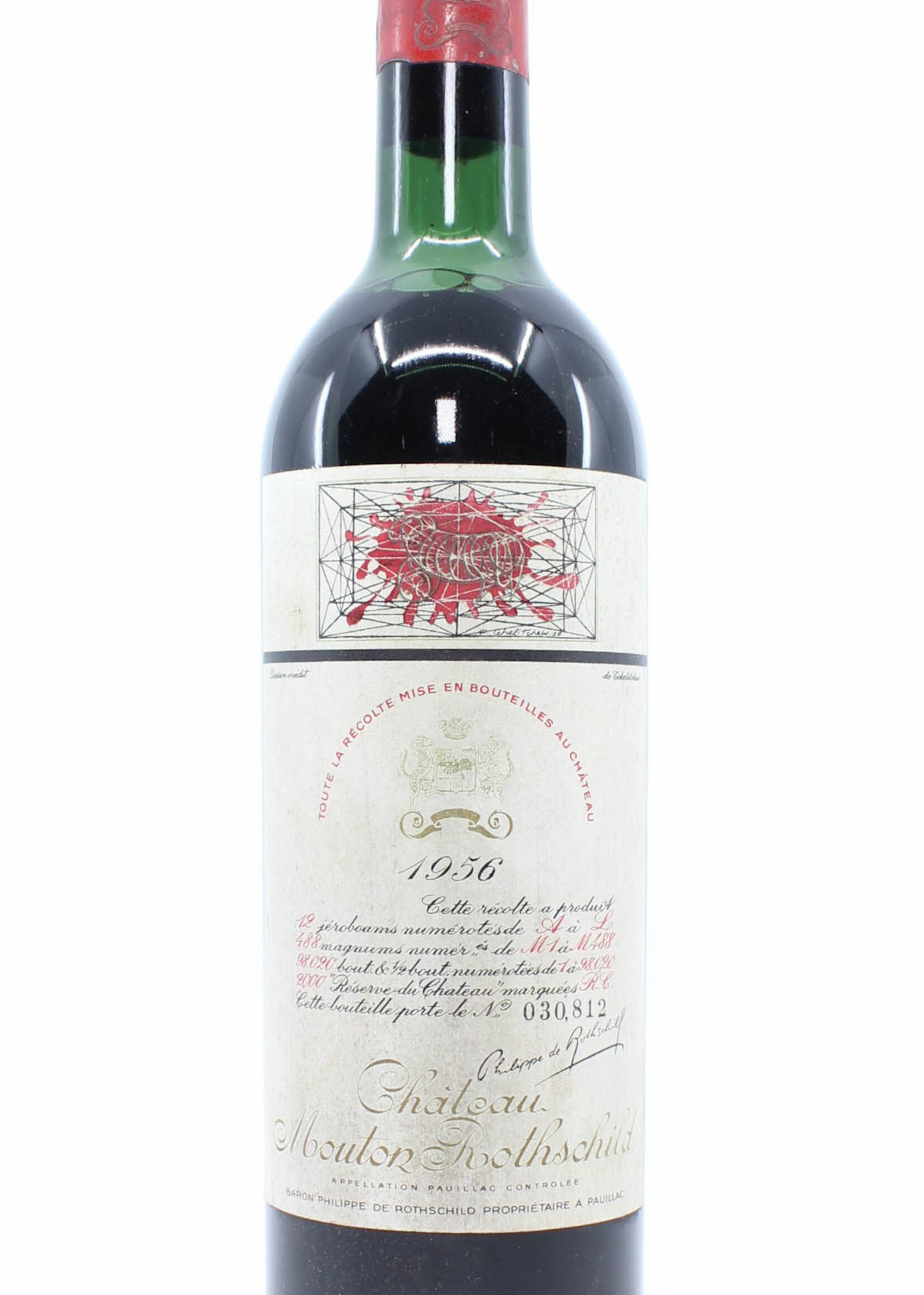 Mouton Rothschild Chateau Mouton Rothschild 1956