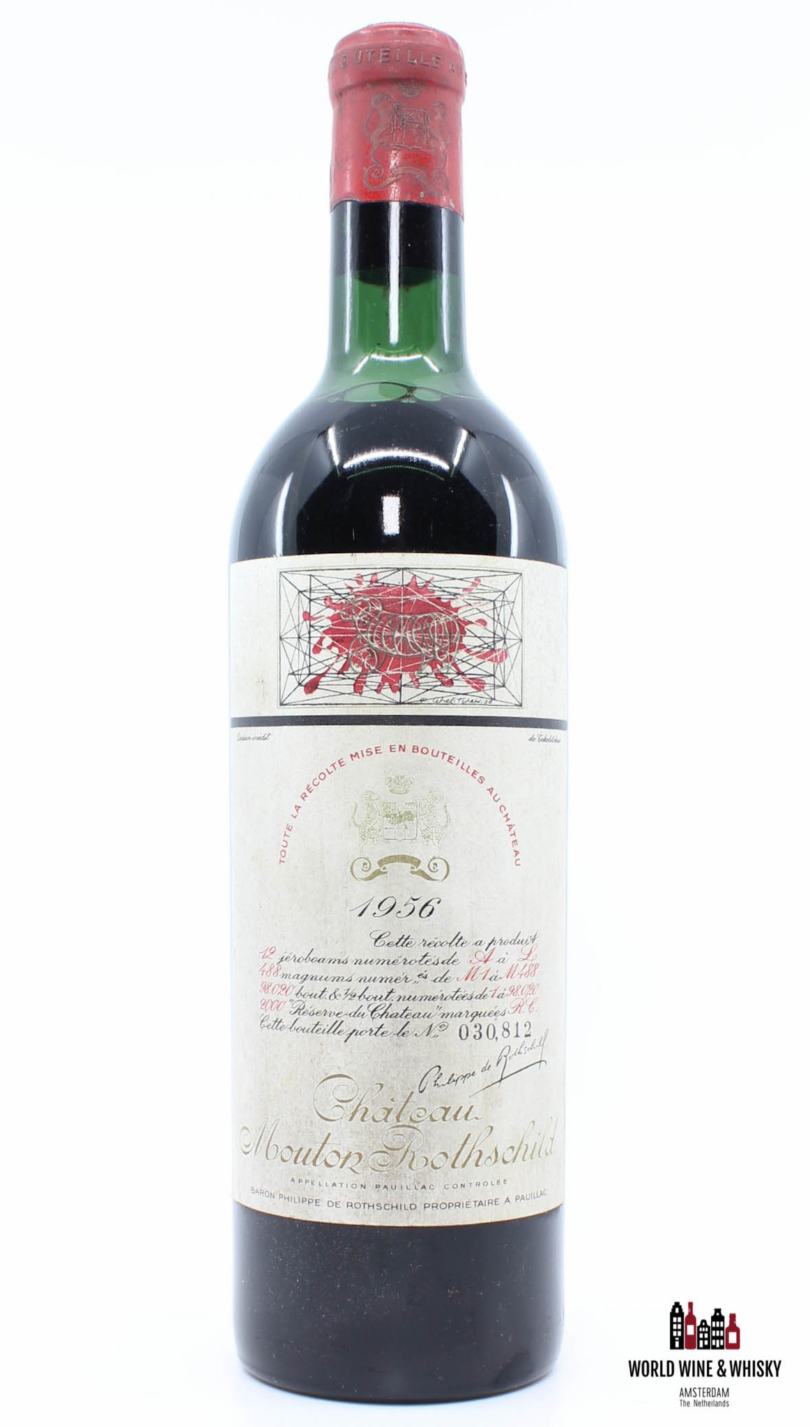 Mouton Rothschild Chateau Mouton Rothschild 1956