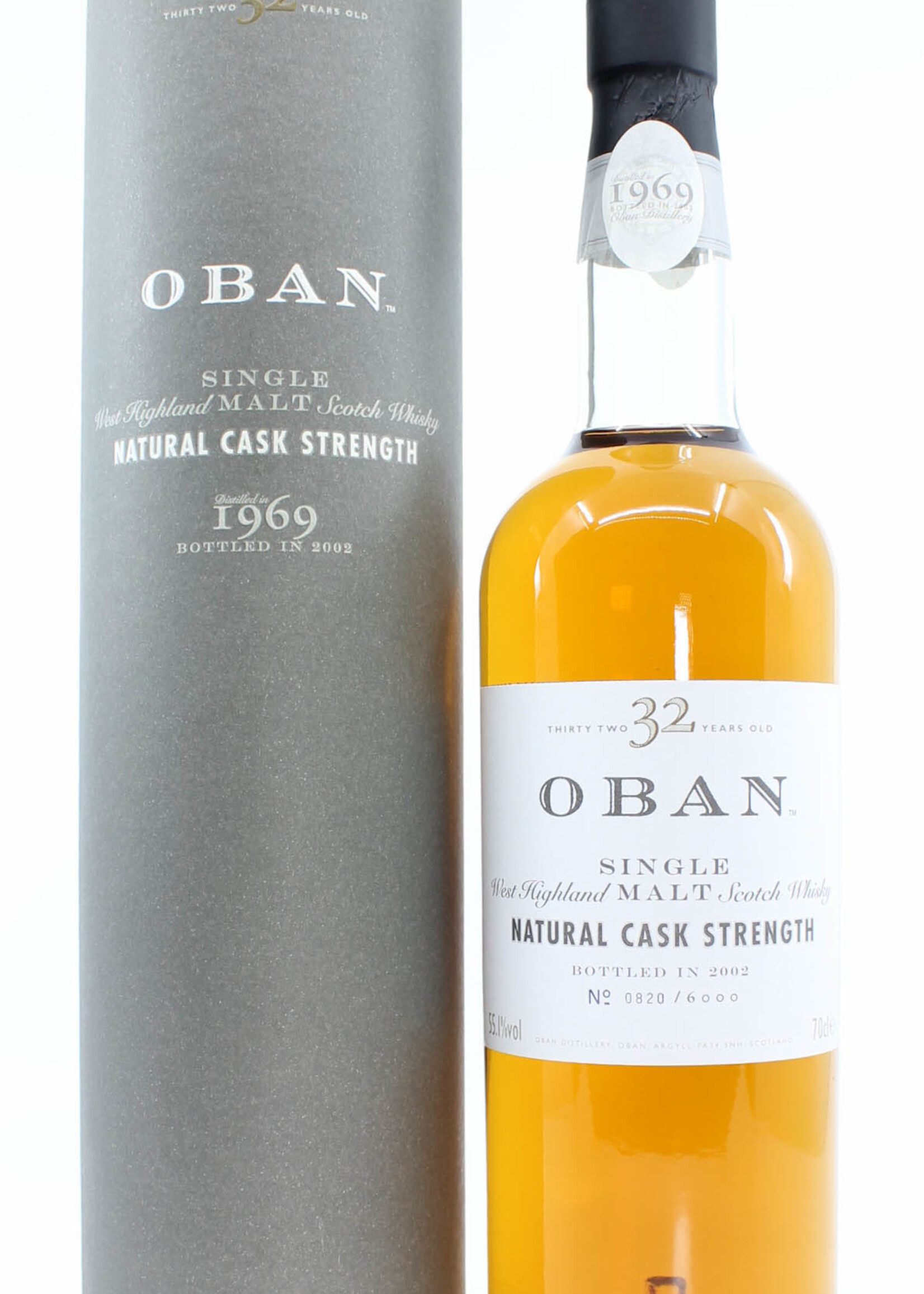 Oban Oban 32 Years Old 1969 2002 Natural Cask Strength 55.1% (one of 6000 bottles)