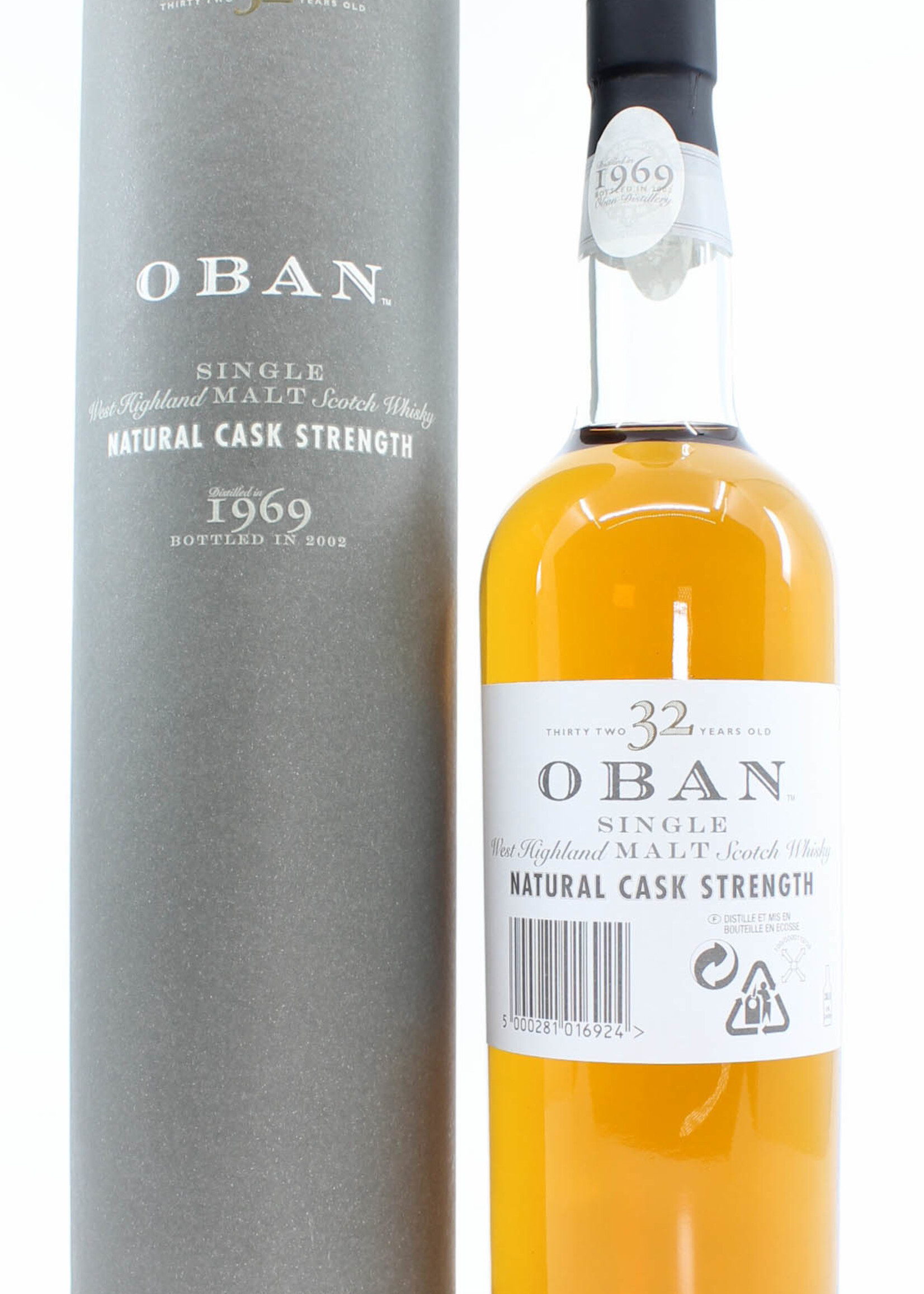 Oban Oban 32 Years Old 1969 2002 Natural Cask Strength 55.1% (one of 6000 bottles)