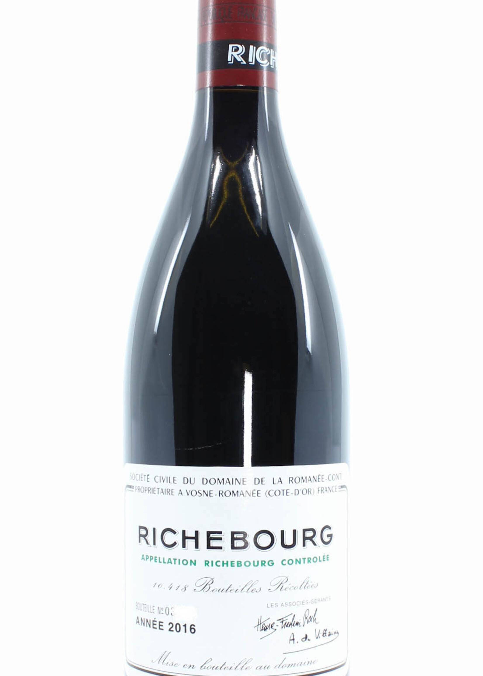 Domaine de la Romanée Conti Domaine de la Romanée-Conti (DRC) - Richebourg 2016 (in OWC)