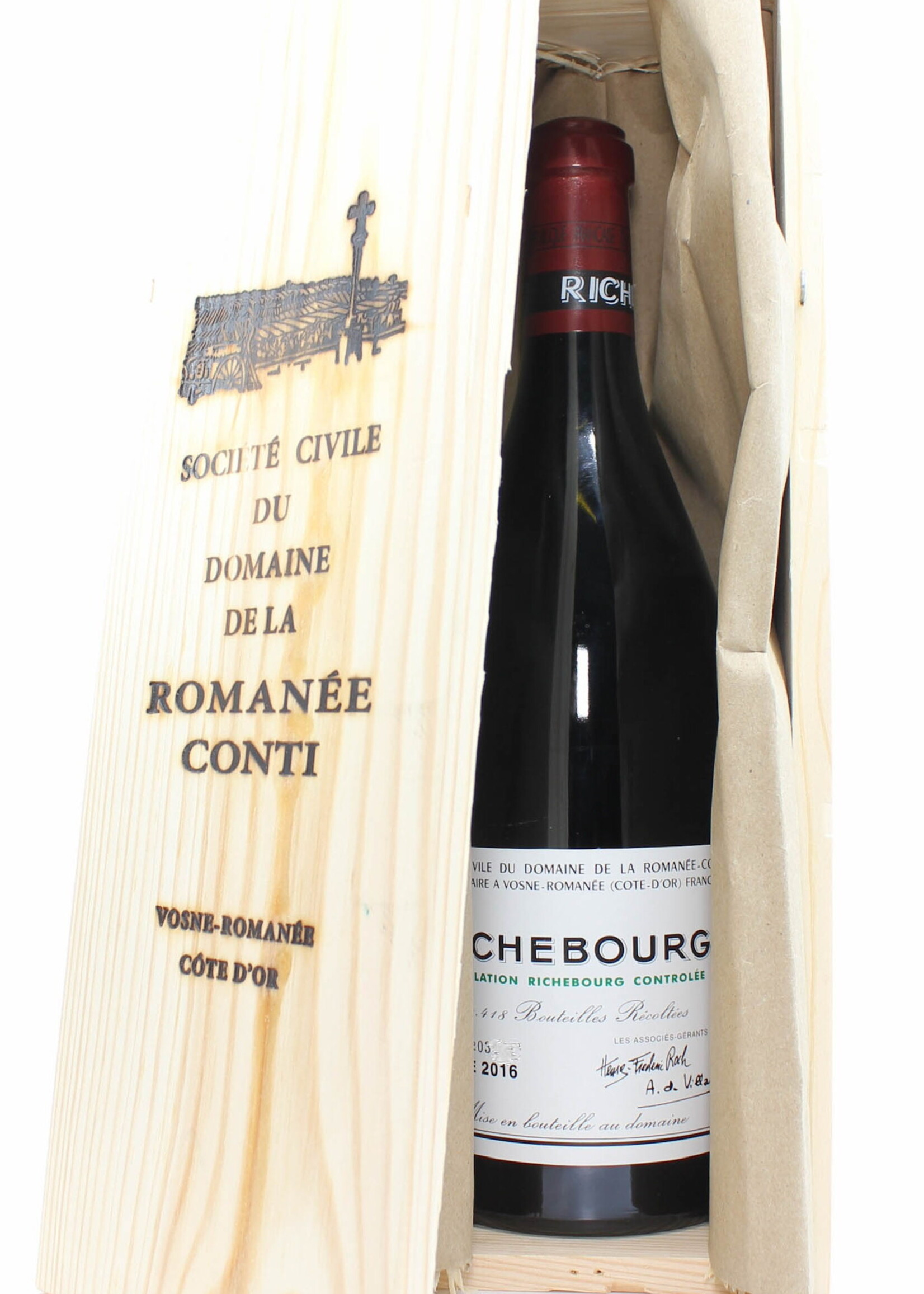 Domaine de la Romanée Conti Domaine de la Romanée-Conti (DRC) - Richebourg 2016 (in OWC)