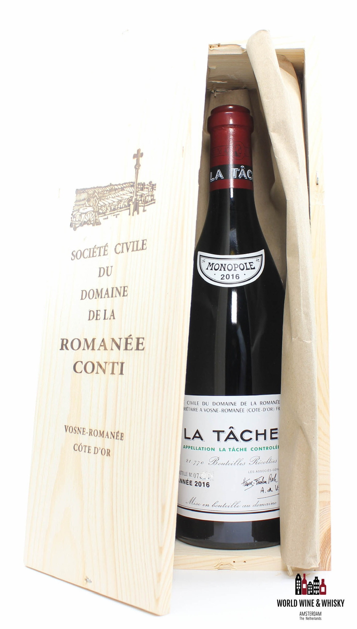 Domaine de la Romanée Conti Domaine de la Romanée-Conti (DRC) - La Tache 2016 (in OWC)