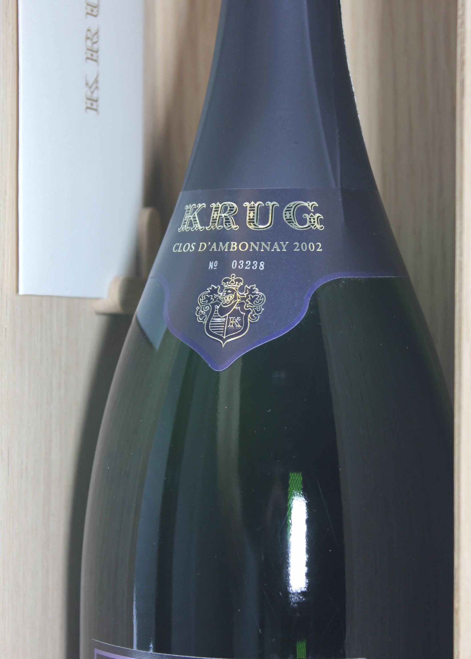 Krug Krug Clos D'Ambonnay 2002 Brut Blanc de Noirs Champagne (100 Decanter Points)
