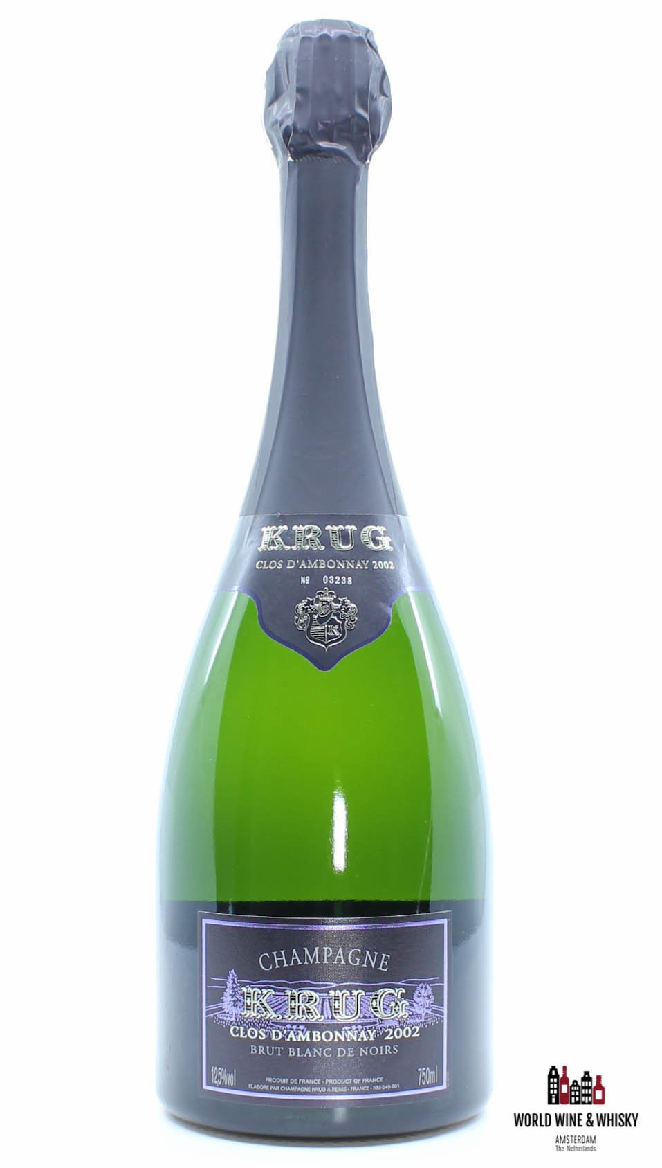 Krug Krug Clos D'Ambonnay 2002 Brut Blanc de Noirs Champagne (100 Decanter Points)