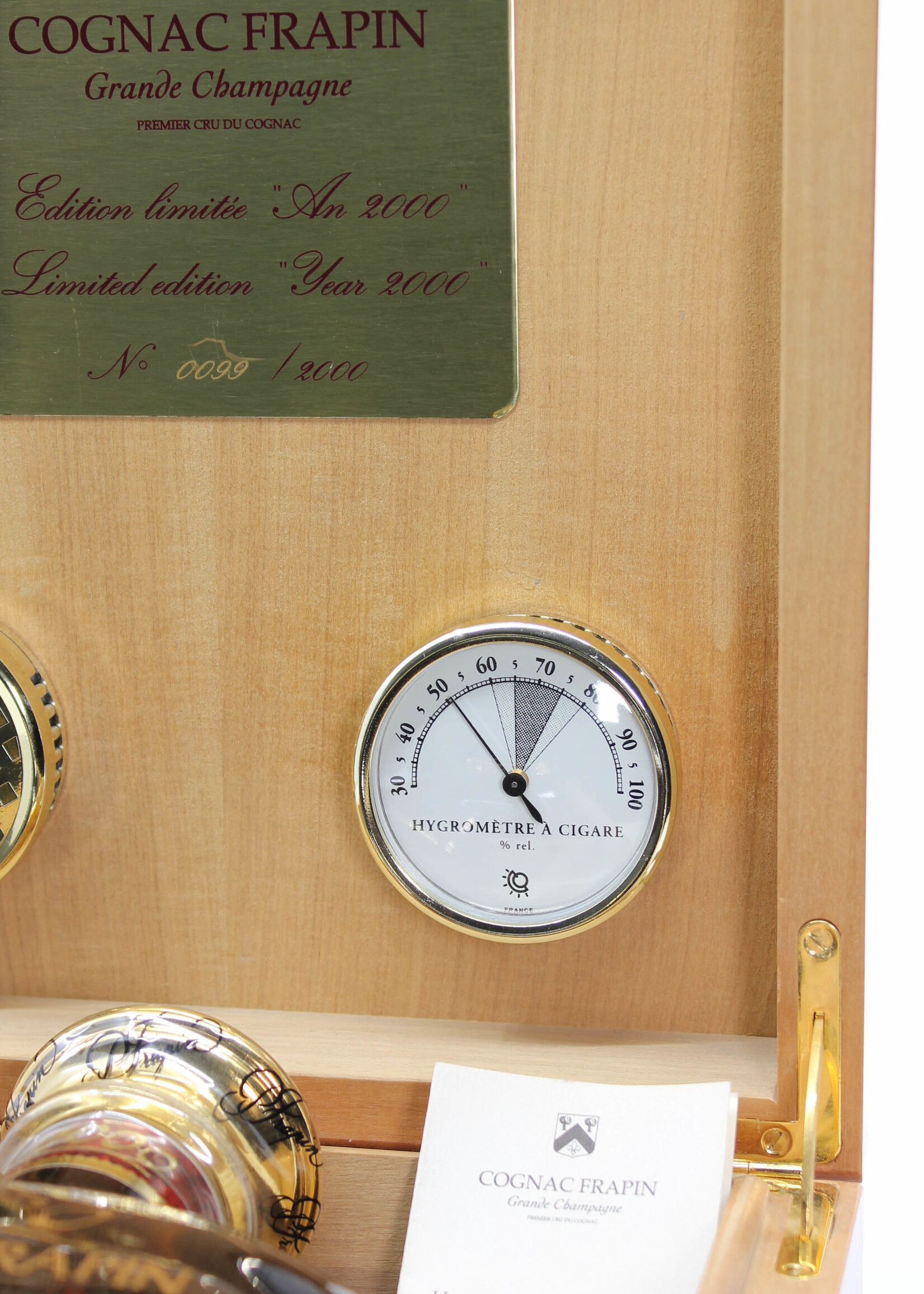 Frapin Cognac Frapin - Grande Champagne - V.I.P. XO 2000 in OWC (24K gold gilded)