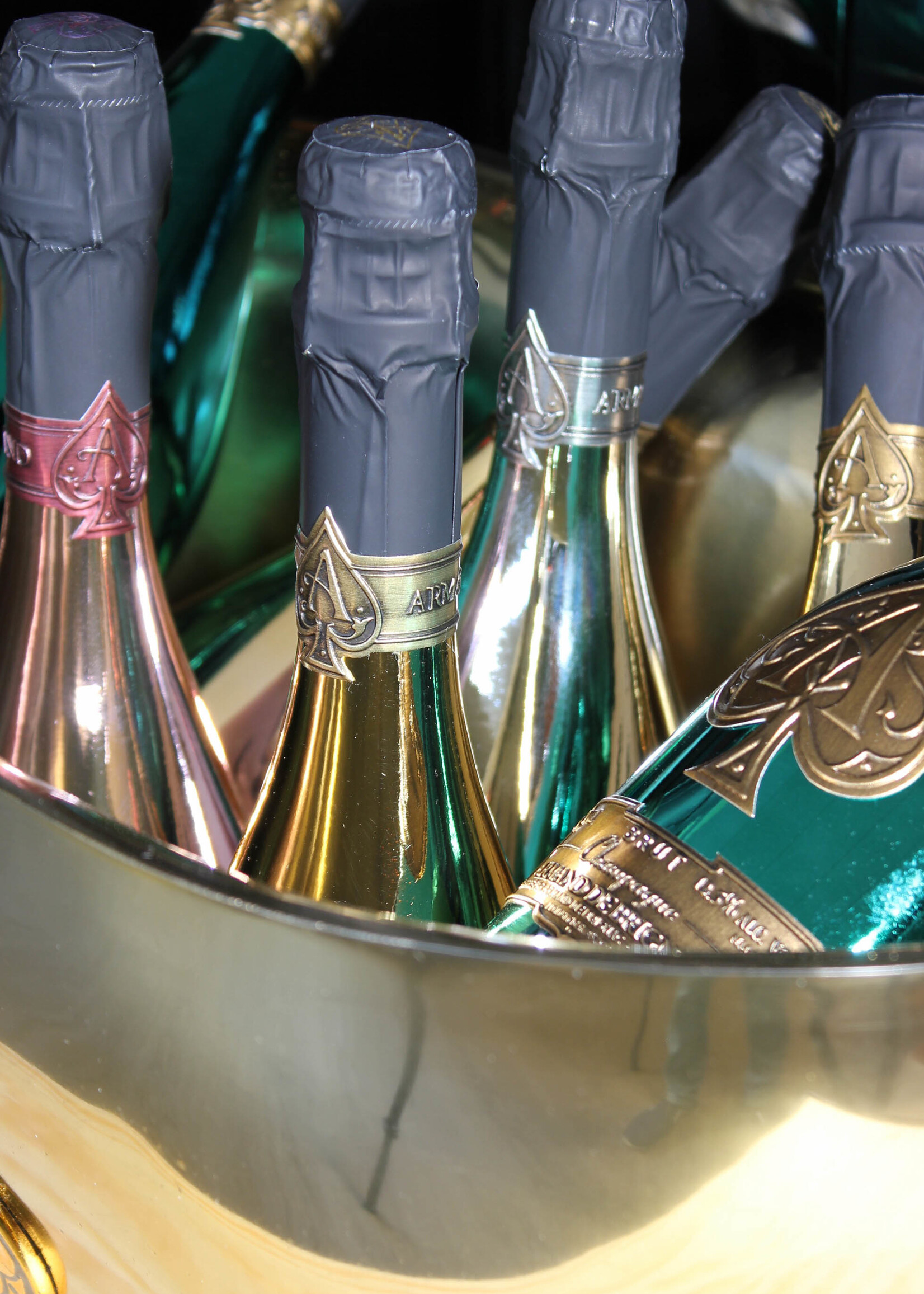 Armand de Brignac Armand de Brignac Gold Champange cooler/ice bucket XL 'Ace of Spades' (for 7 bottles)