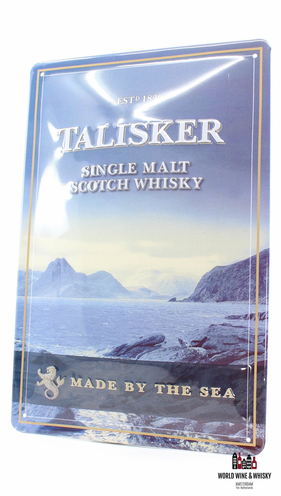 Talisker Iron Talisker billboard plate sign