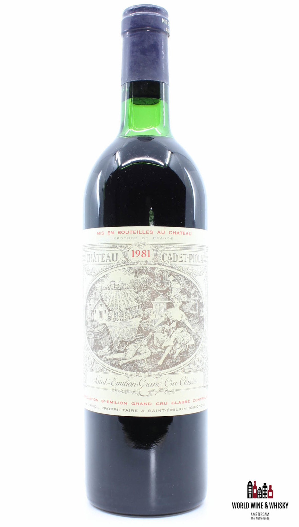 Chateau Cadet-Piola Chateau Cadet-Piola 1981 (Saint-Emilion Grand Cru Classe)