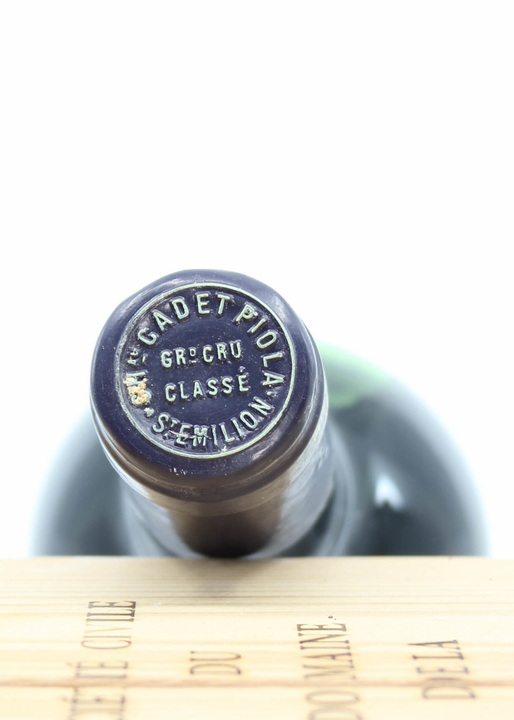 Chateau Cadet-Piola Chateau Cadet-Piola 1981 (Saint-Emilion Grand Cru Classe)