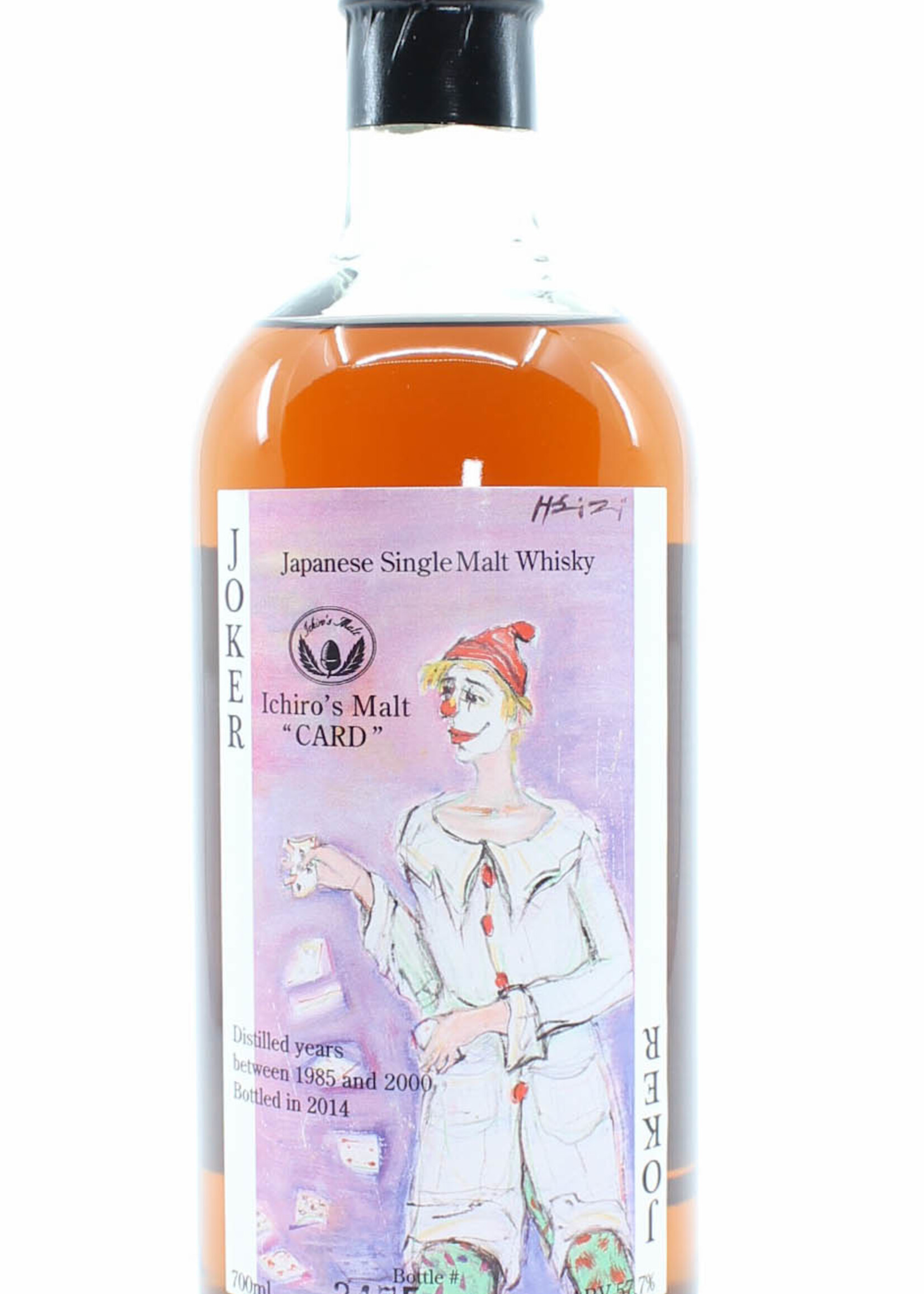 Hanyu Hanyu Joker 1985-2000 - Bottled in 2014 - Ichiro's Malt "Card" 57.7% (Closed Distillery)