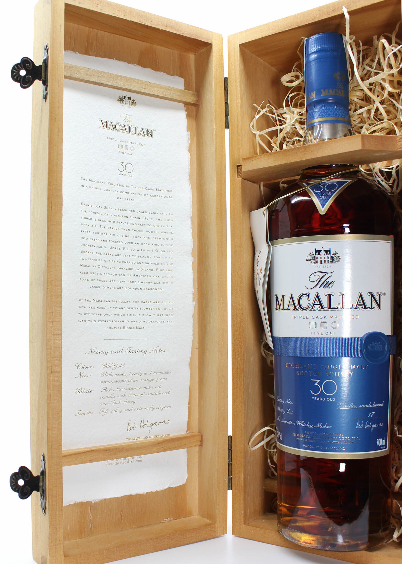 The Macallan Macallan 30 Years Old - Fine Oak - Triple Cask Matured 43% (in wooden case)