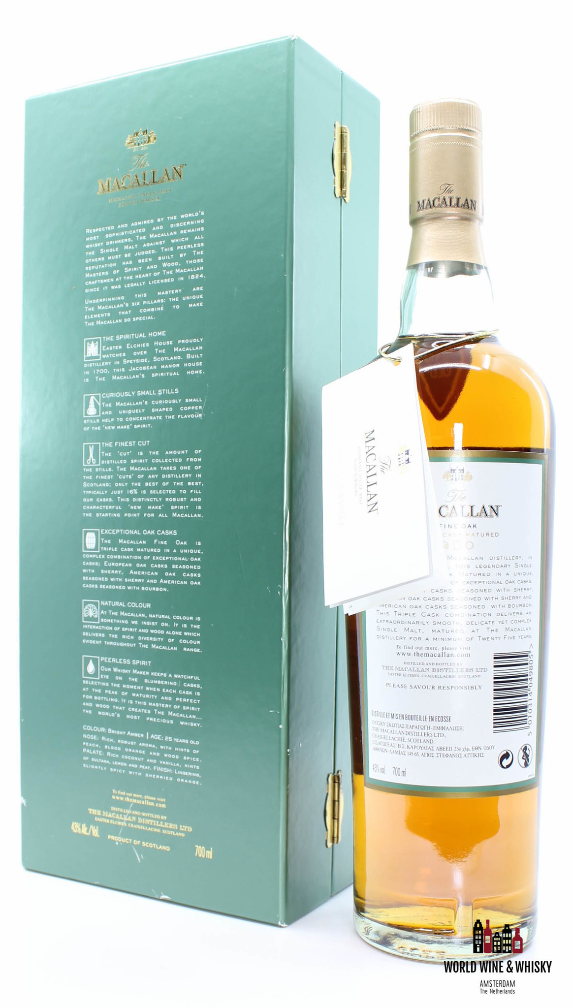 Macallan Macallan 25 Years Old - Fine Oak - Triple Cask Matured 43% (in luxury case)