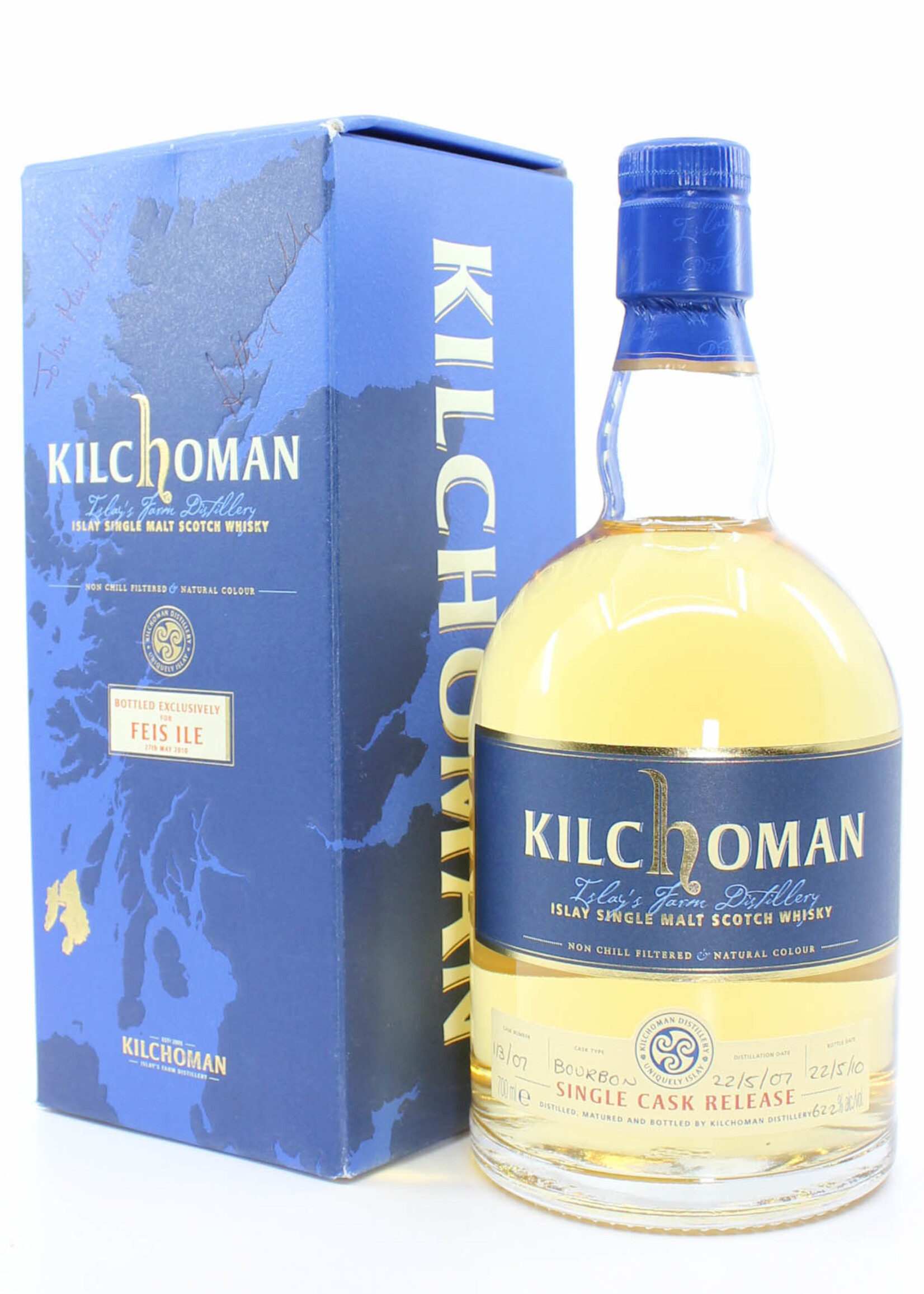 Kilchoman Kilchoman 3 Years Old 2007 2010 Feis Ile 2010 - Cask 113/07 62.2% (one of 285 bottles)