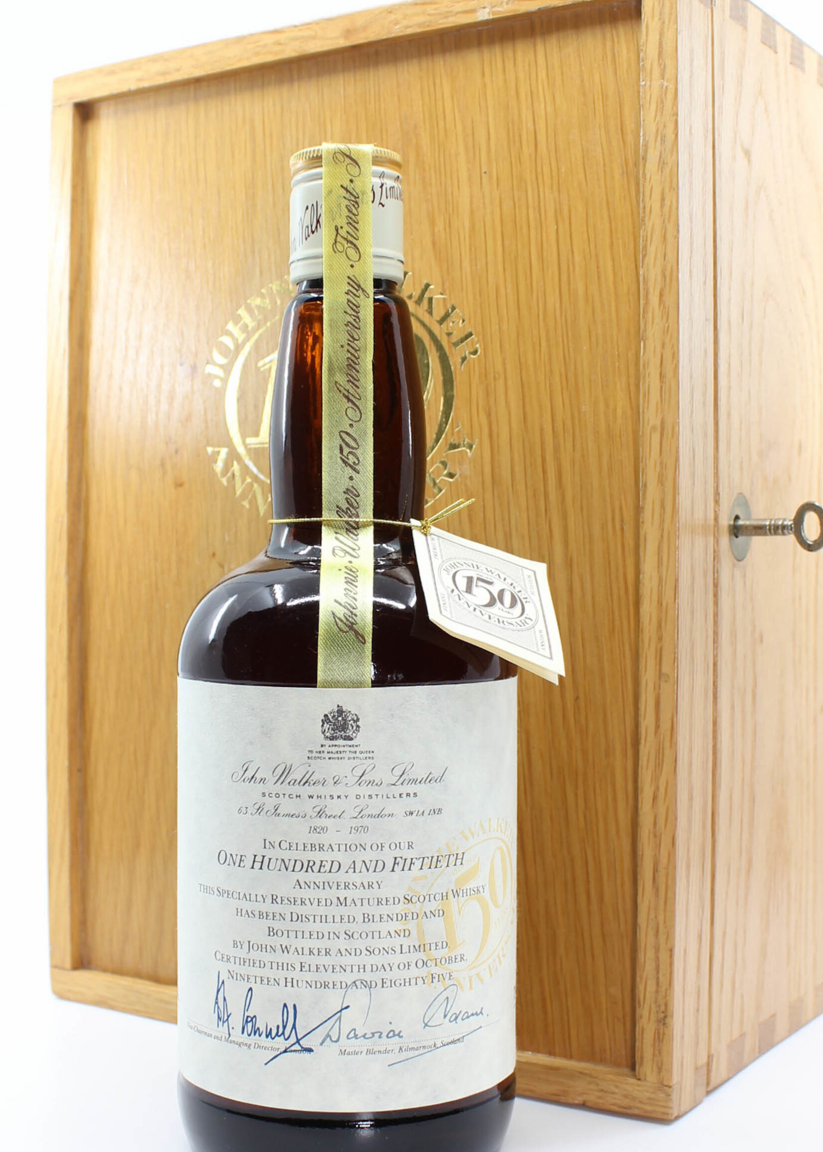 Johnnie Walker Johnnie Walker 150th Anniversary (1820-1970) - Bottled 1985 43% 750ml