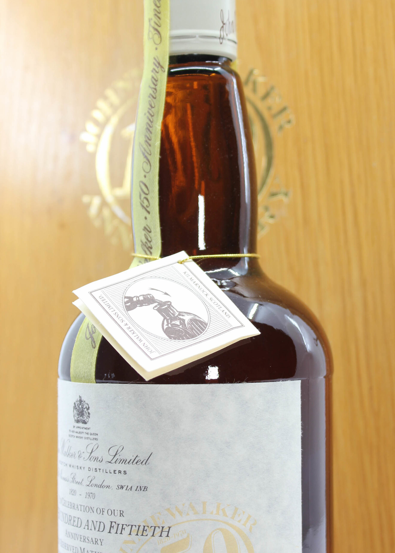 Johnnie Walker Johnnie Walker 150th Anniversary (1820-1970) - Bottled 1985 43% 750ml