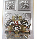 Chivas Regal Iron Chivas Regal 12 Years Old Billboard Plate Sign - Blended Scotch Whisky
