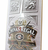 Chivas Regal Iron Chivas Regal 12 Years Old Billboard Plate Sign - Blended Scotch Whisky