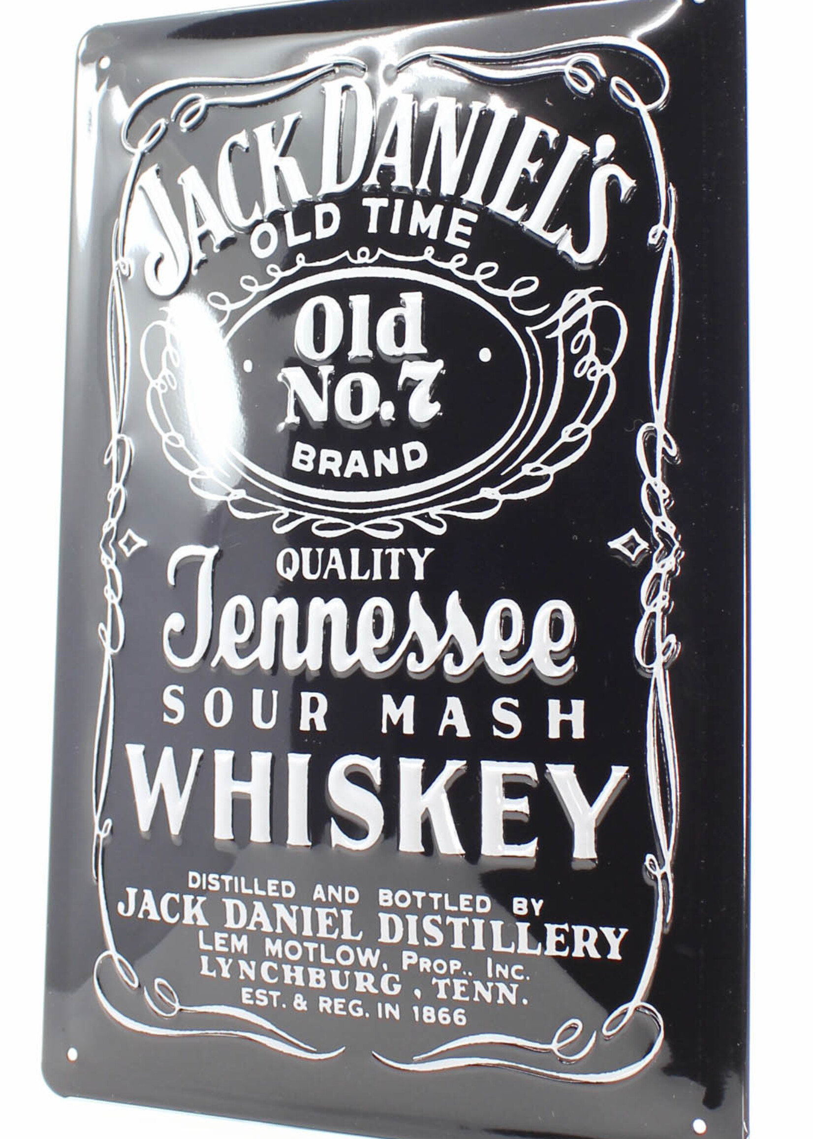 Jack Daniel's Iron Jack Daniel's Billboard Plate Sign - Old Time - Old No.7 Brand