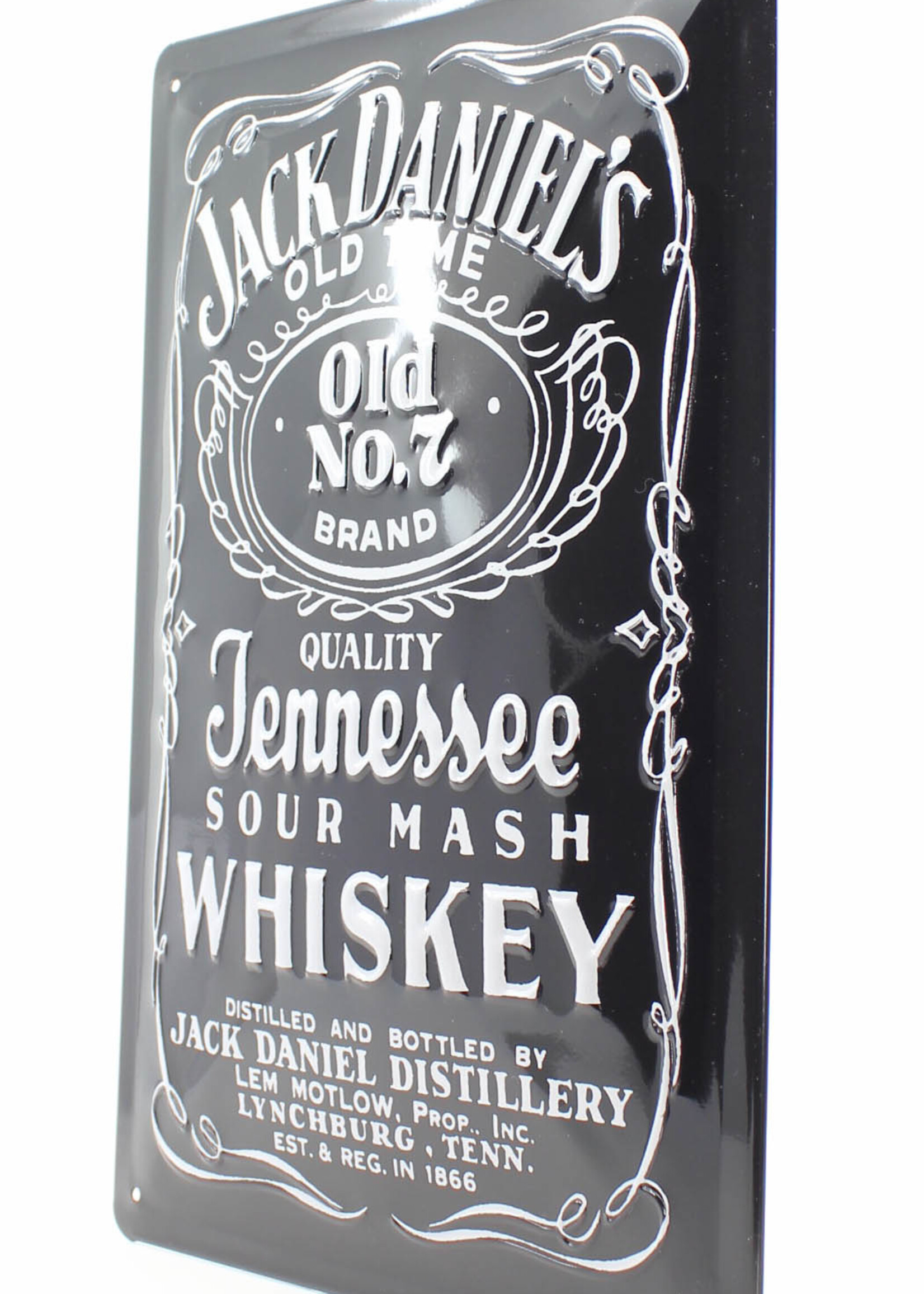 Jack Daniel's Iron Jack Daniel's Billboard Plate Sign - Old Time - Old No.7 Brand