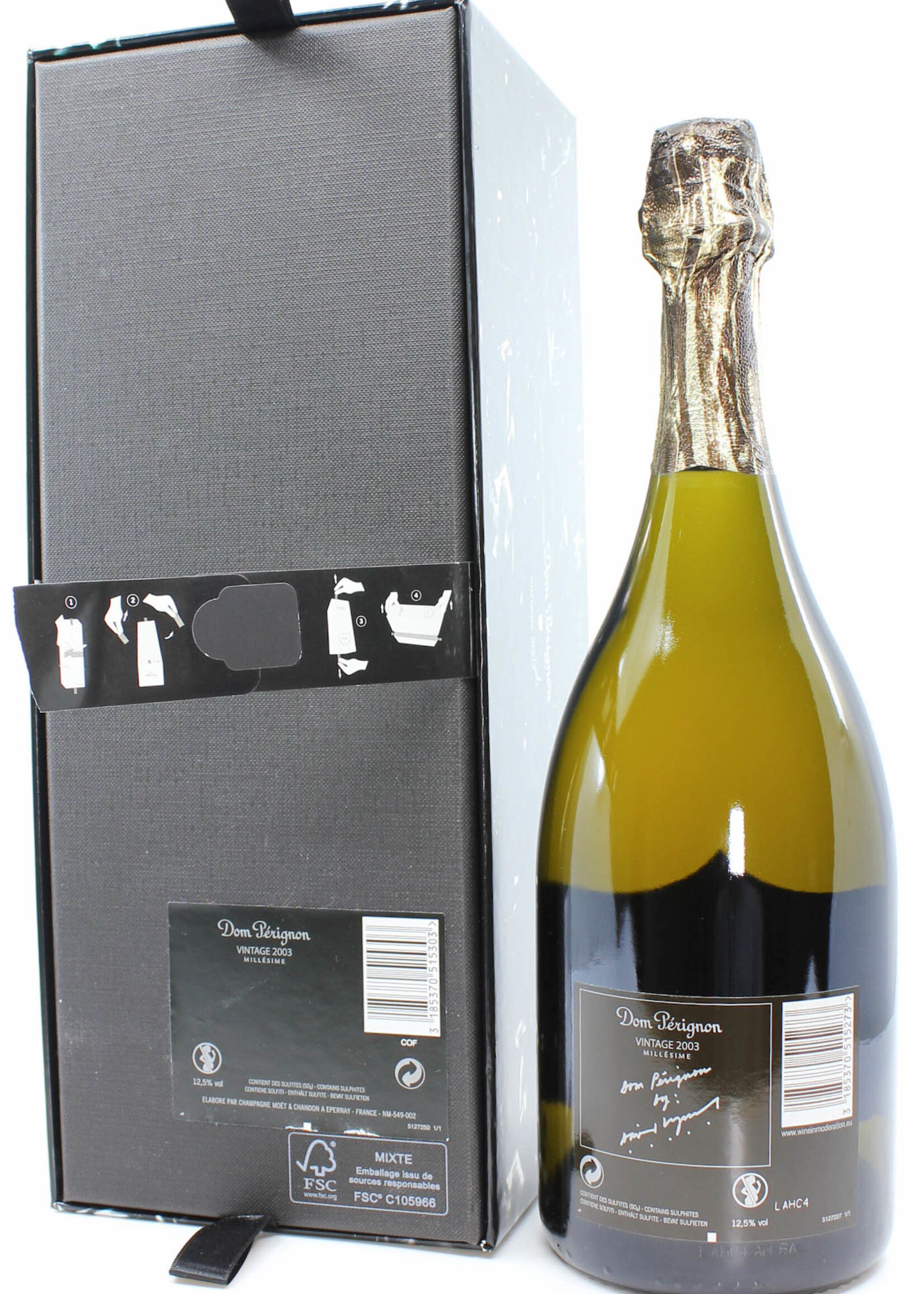 Dom Perignon Dom Perignon 2003 Vintage Champagne Brut - Limited Edition by David Lynch