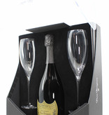 Dom Perignon Dom Perignon 2002 Vintage Champagne Brut in giftbox + 2 flutes glasses