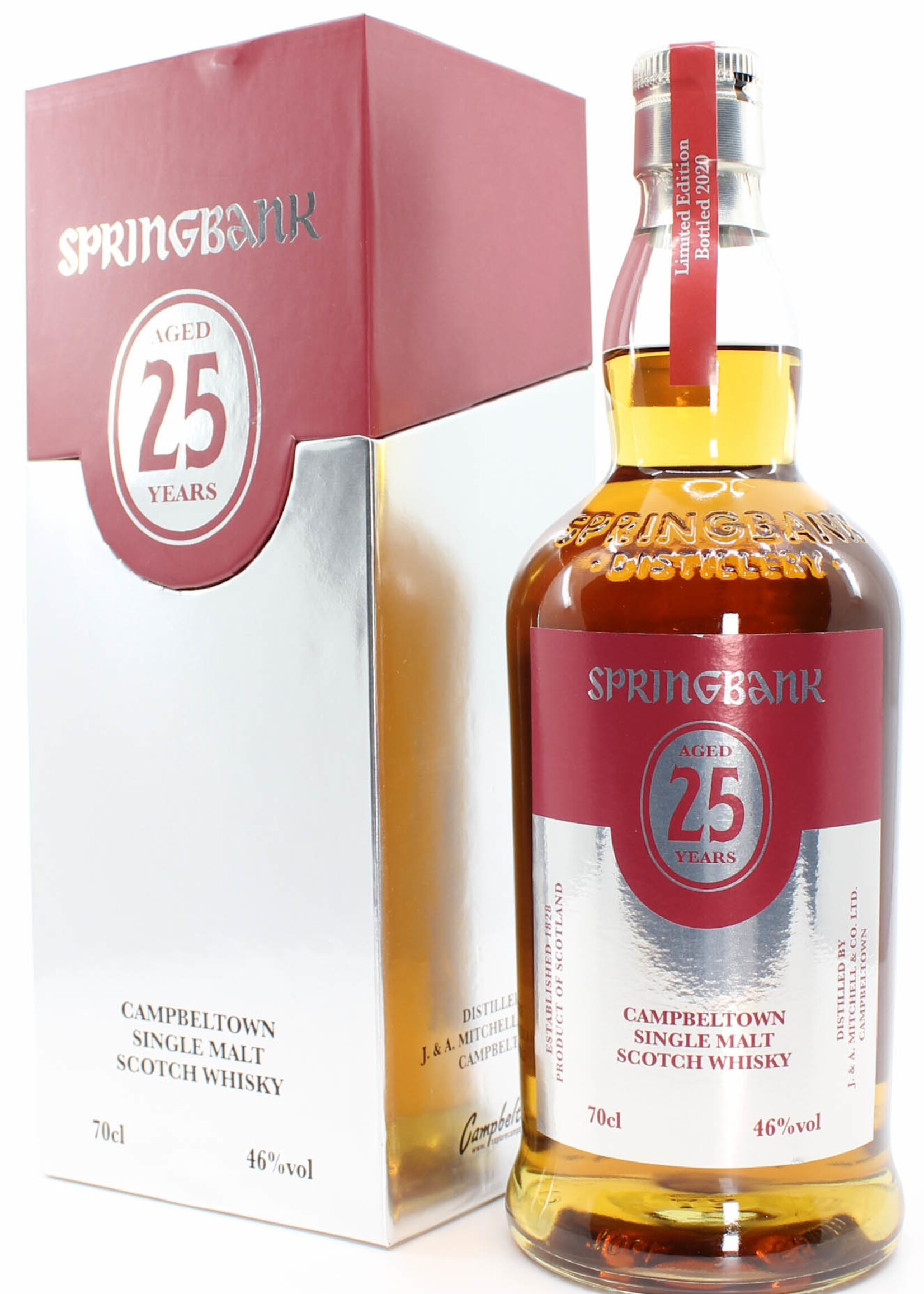Springbank Springbank 25 Years Old 2020 Limited Edition 46% (one of 1200 bottles)