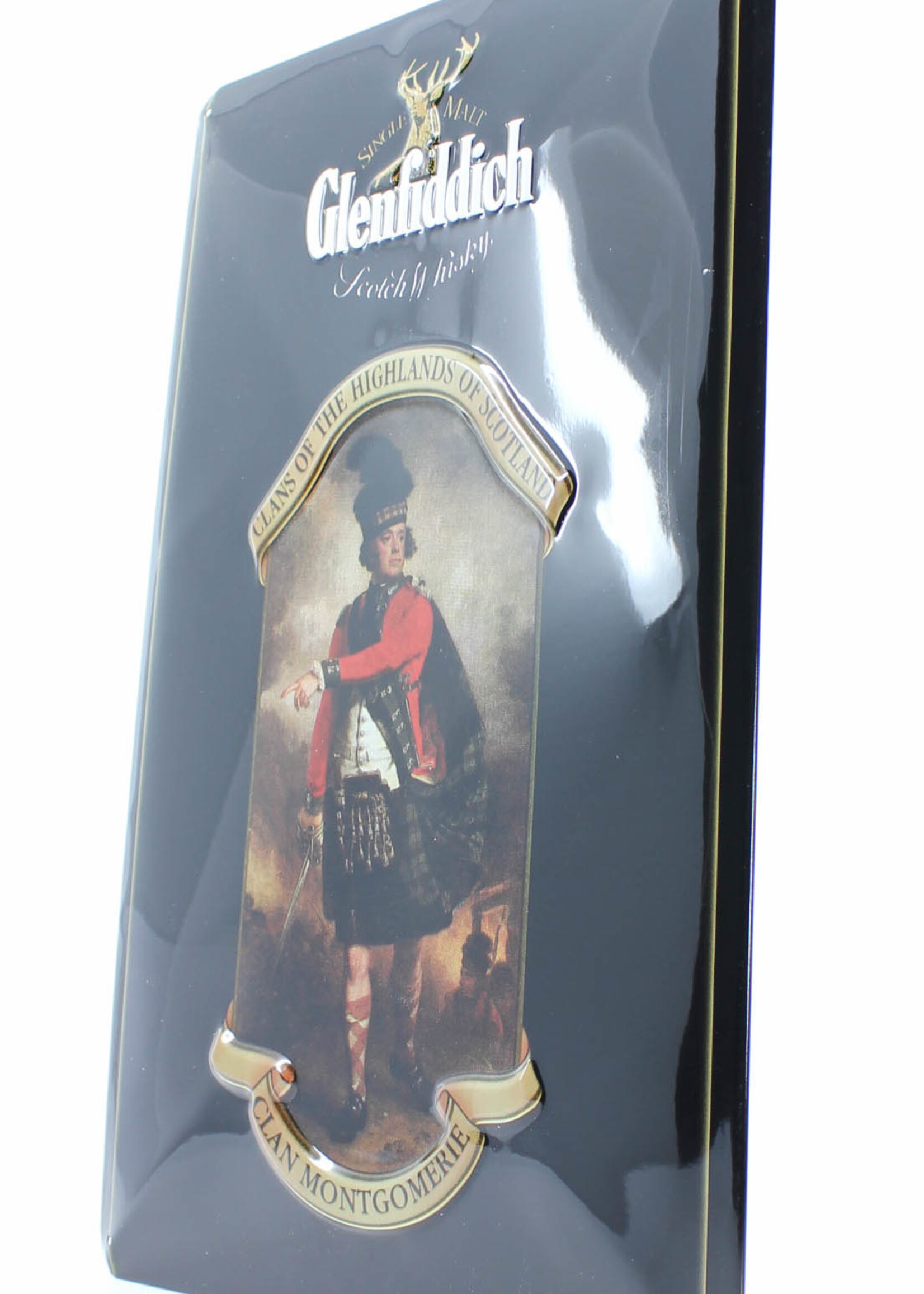 Glenfiddich Iron Glenfiddich Scotch Whisky - Clan Montgomerie Billboard Plate Sign