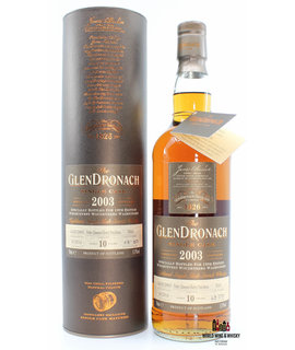 Glendronach Glendronach 10 Years Old 2003 2014 Single Cask - Cask 3563 - 10th Edition Whiskyevent Woudenberg Wageningen 53.9% (1 of 571)