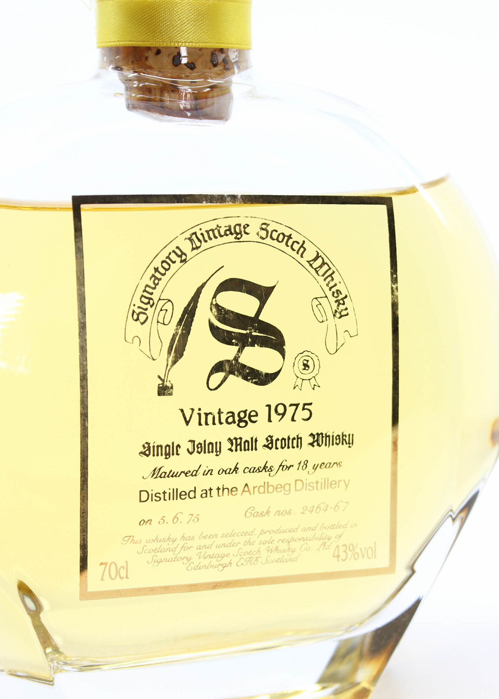 Ardbeg Ardbeg 18 Years Old 1975 1993 Decanter Collection - Signatory Vintage - Cask 2464-67 43%