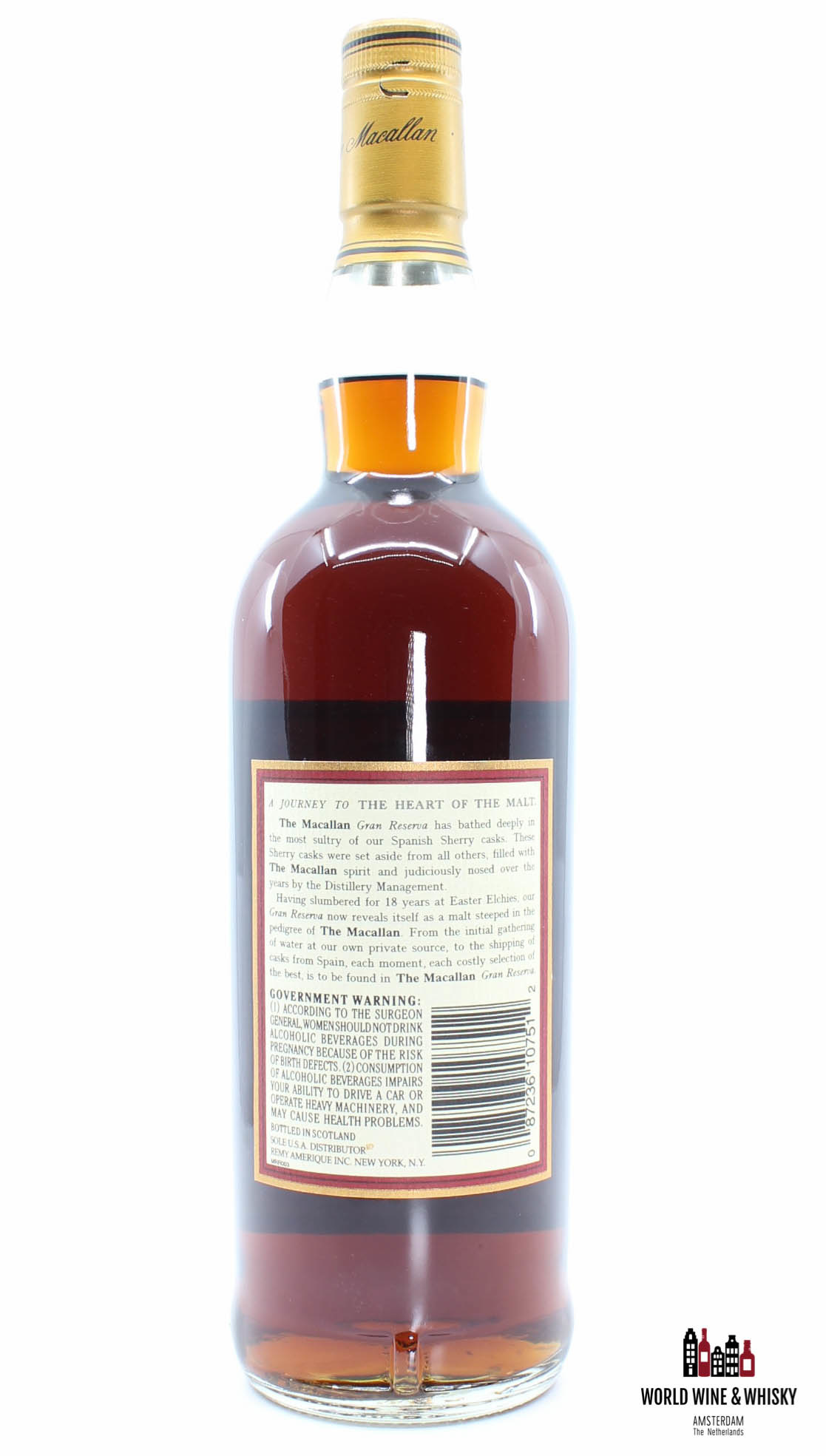 Macallan Gran Reserva 18 Years Old 1980 1999 Remy Amerique