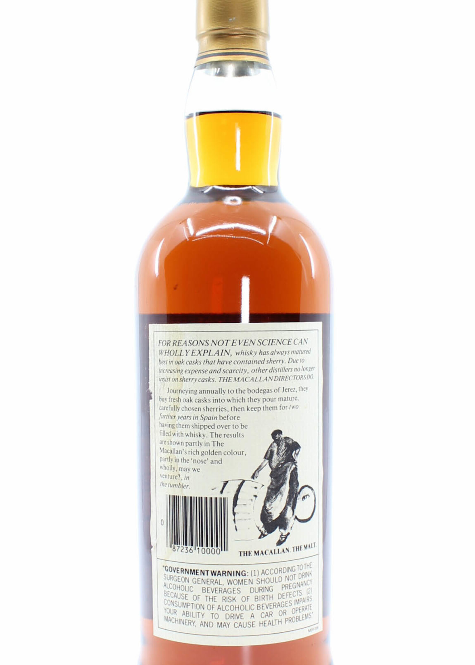 The Macallan Macallan 12 Years Old Sherry Wood - USA Edition - Sole U.S.A. Distributor, Remy Amerique Inc. New York, N.Y. 750ml
